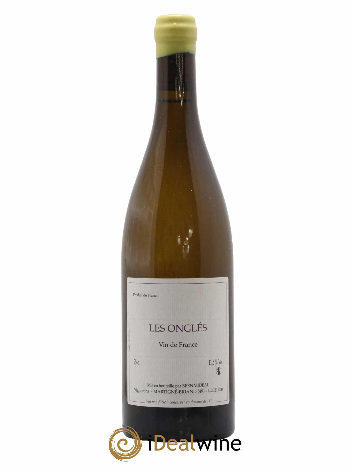 Vin de France Les Onglés Stéphane Bernaudeau 2021 - Lot de 1 bouteille - 0