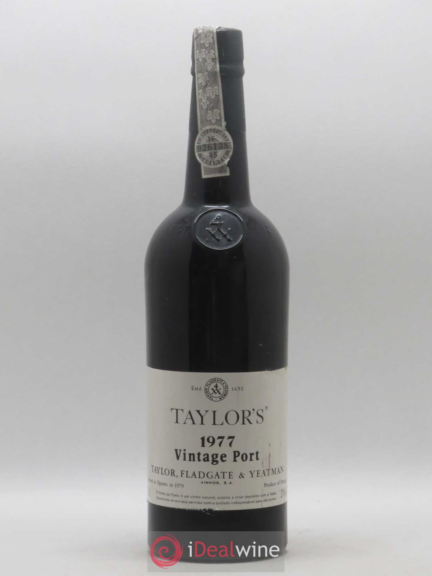 Porto Taylor's Vintage 1977 - Lot de 1 bouteille - 0