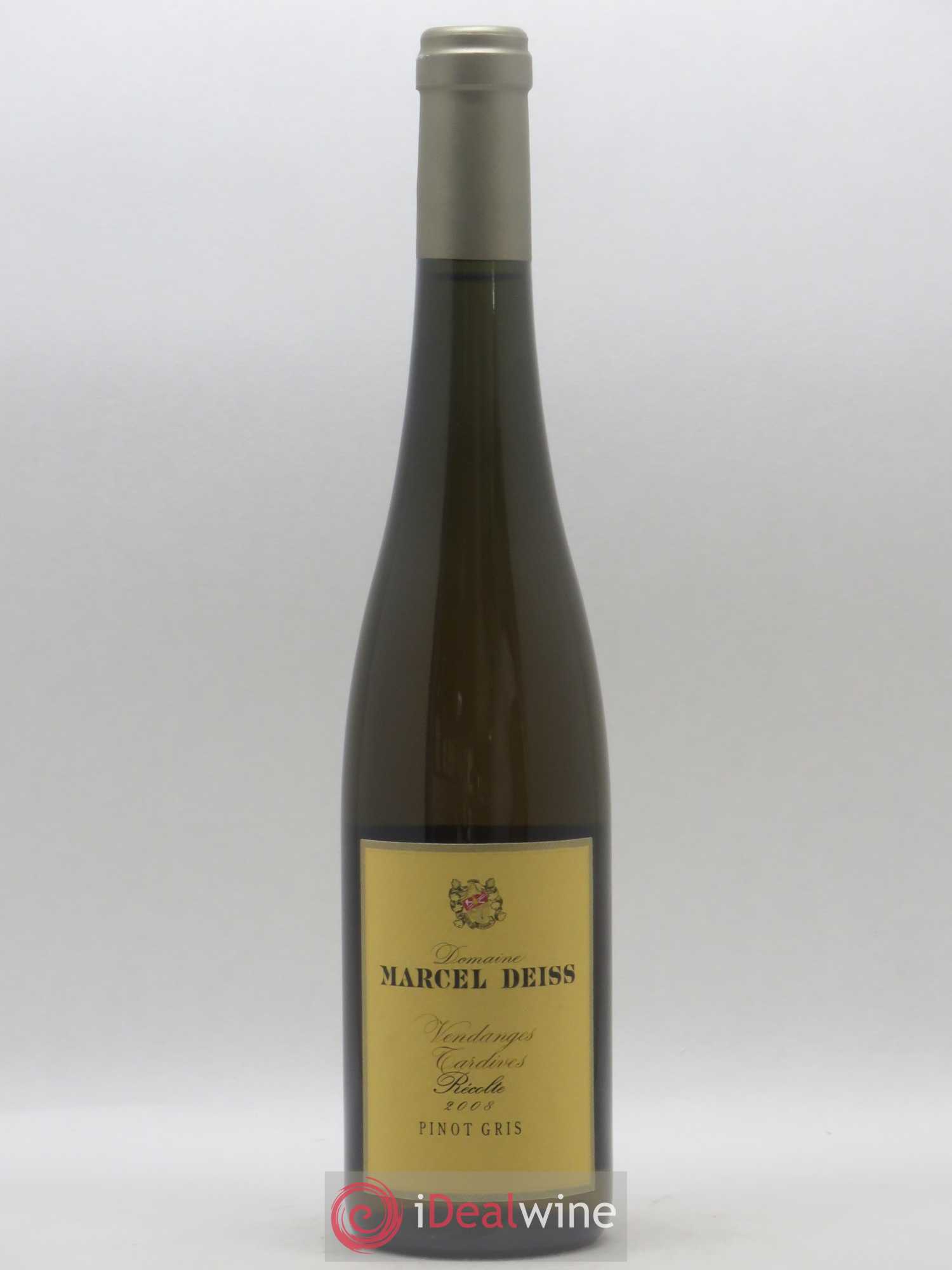 Alsace Pinot Gris Vendanges Tardives Marcel Deiss (Domaine) 2008 - Lotto di 1 bottiglia - 0