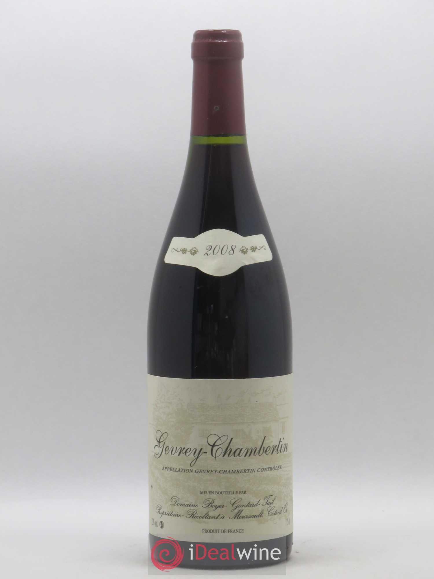 Gevrey-Chambertin Domaine Boyer Gontard Tuil 2008 - Posten von 1 Flasche - 0