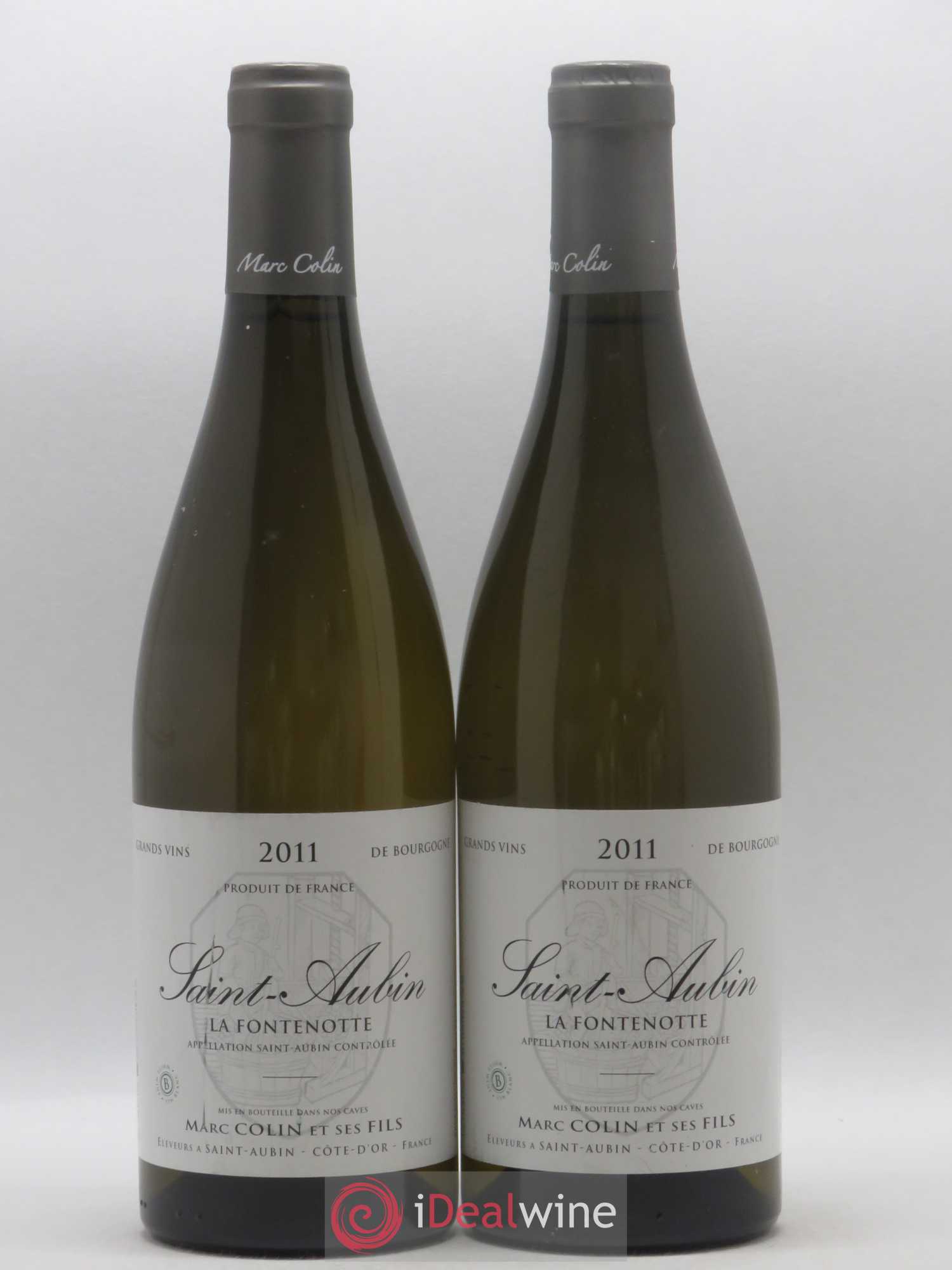 Saint-Aubin La Fontenotte Marc Colin & Fils 2011 - Lot de 2 bouteilles - 0