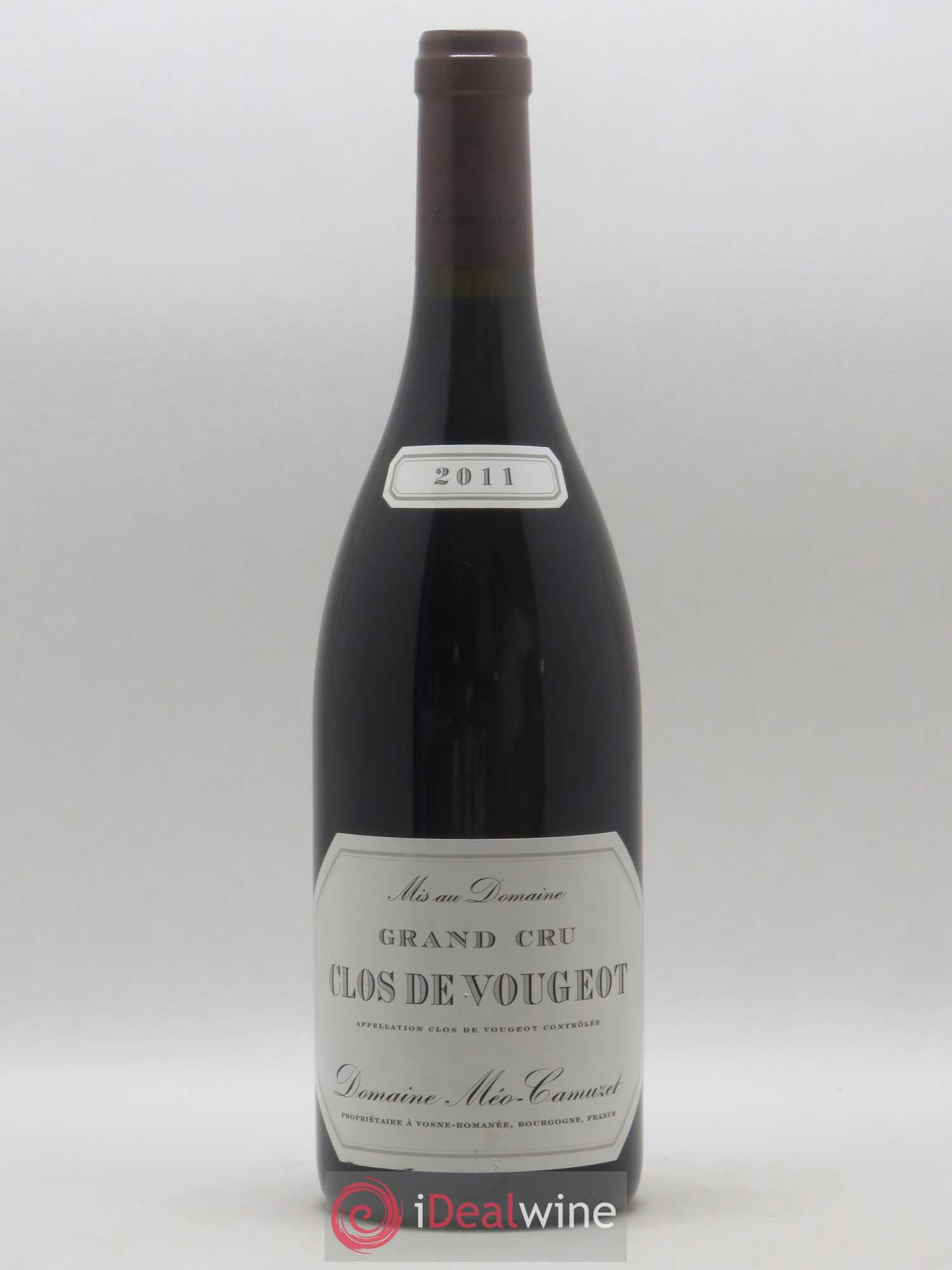 Clos de Vougeot Grand Cru Méo-Camuzet (Domaine) 2011 - Lot de 1 bouteille - 0