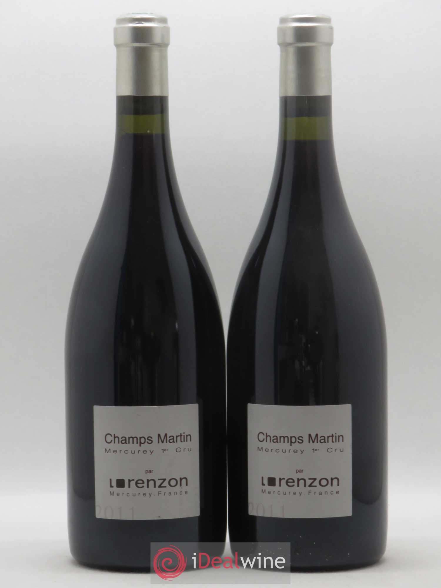 Mercurey 1er Cru Champs Martin Domaine Lorenzon 2011 - Posten von 2 Flaschen - 0