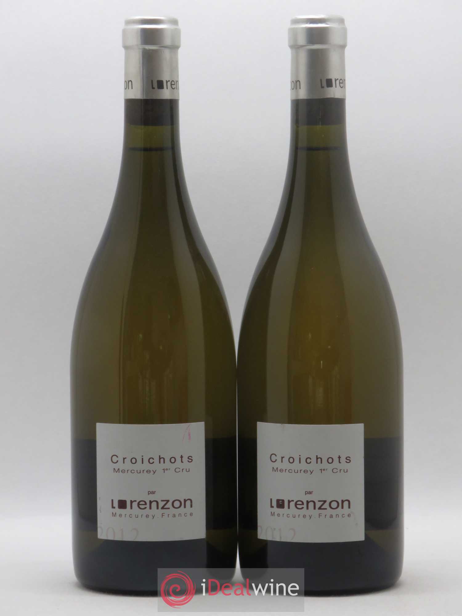 Mercurey 1er Cru Croichots Domaine Lorenzon 2012 - Posten von 2 Flaschen - 0