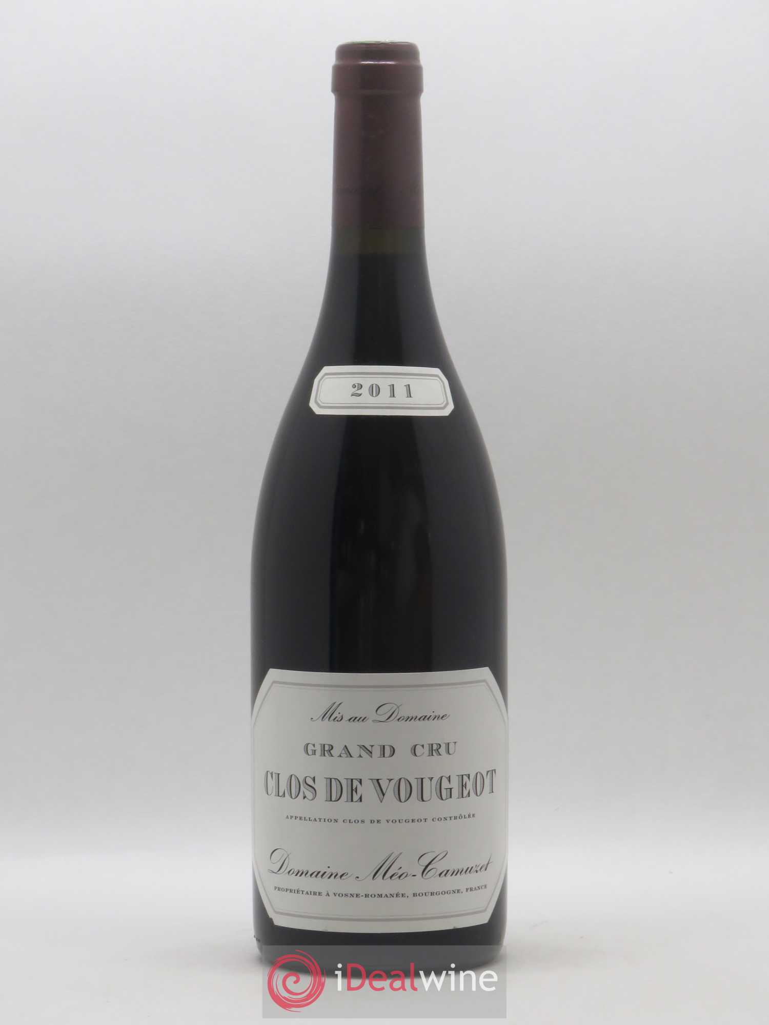 Clos de Vougeot Grand Cru Méo-Camuzet (Domaine) 2011 - Lot de 1 bouteille - 0