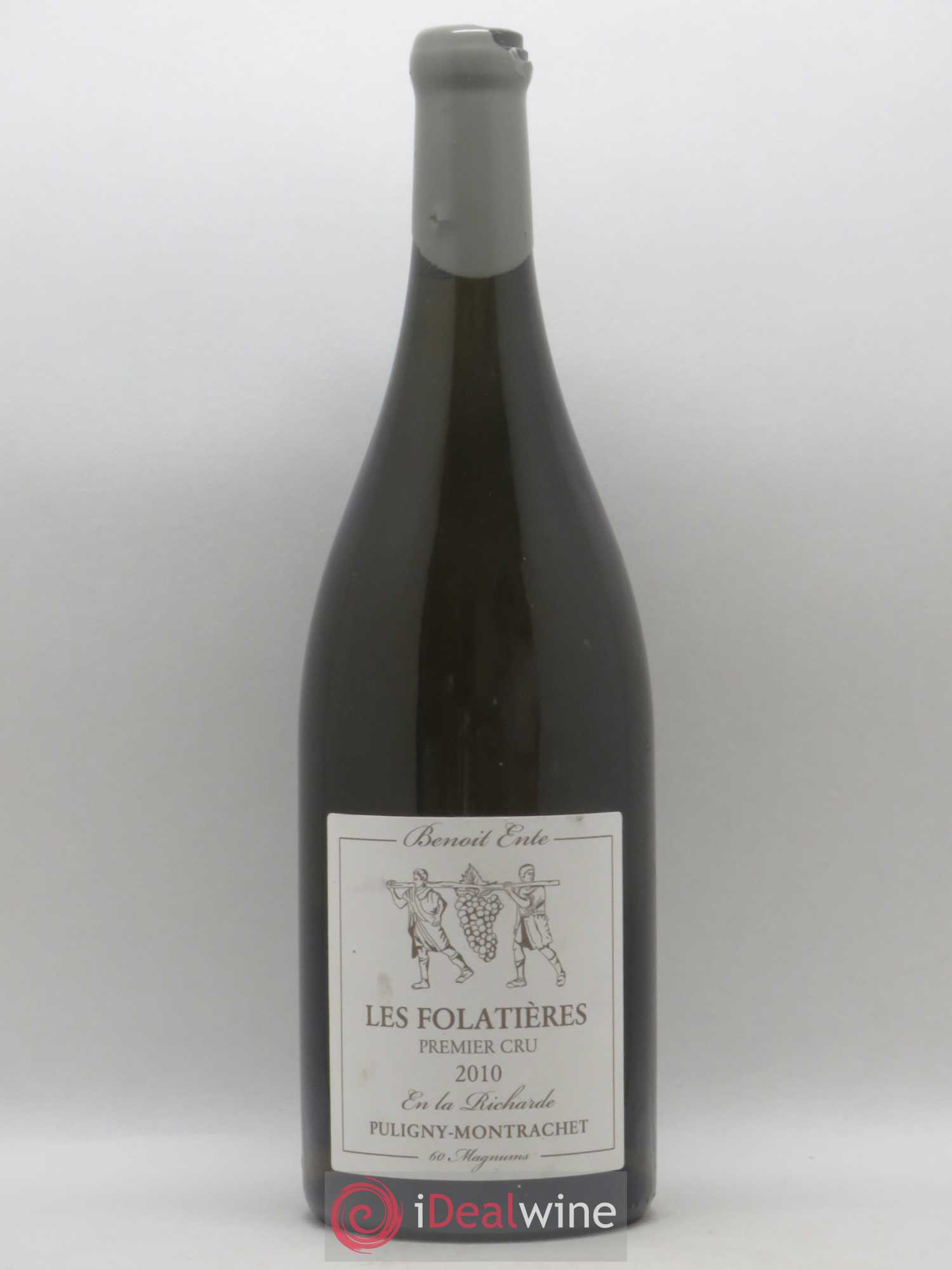 Puligny-Montrachet 1er Cru Folatières En la Richarde Benoit Ente 2010 - Lot de 1 magnum - 0
