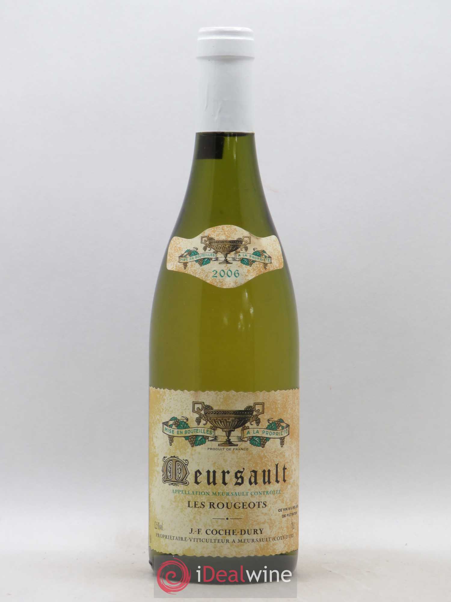 Meursault Les Rougeots Coche Dury (Domaine) 2006 - Lot de 1 bouteille - 0