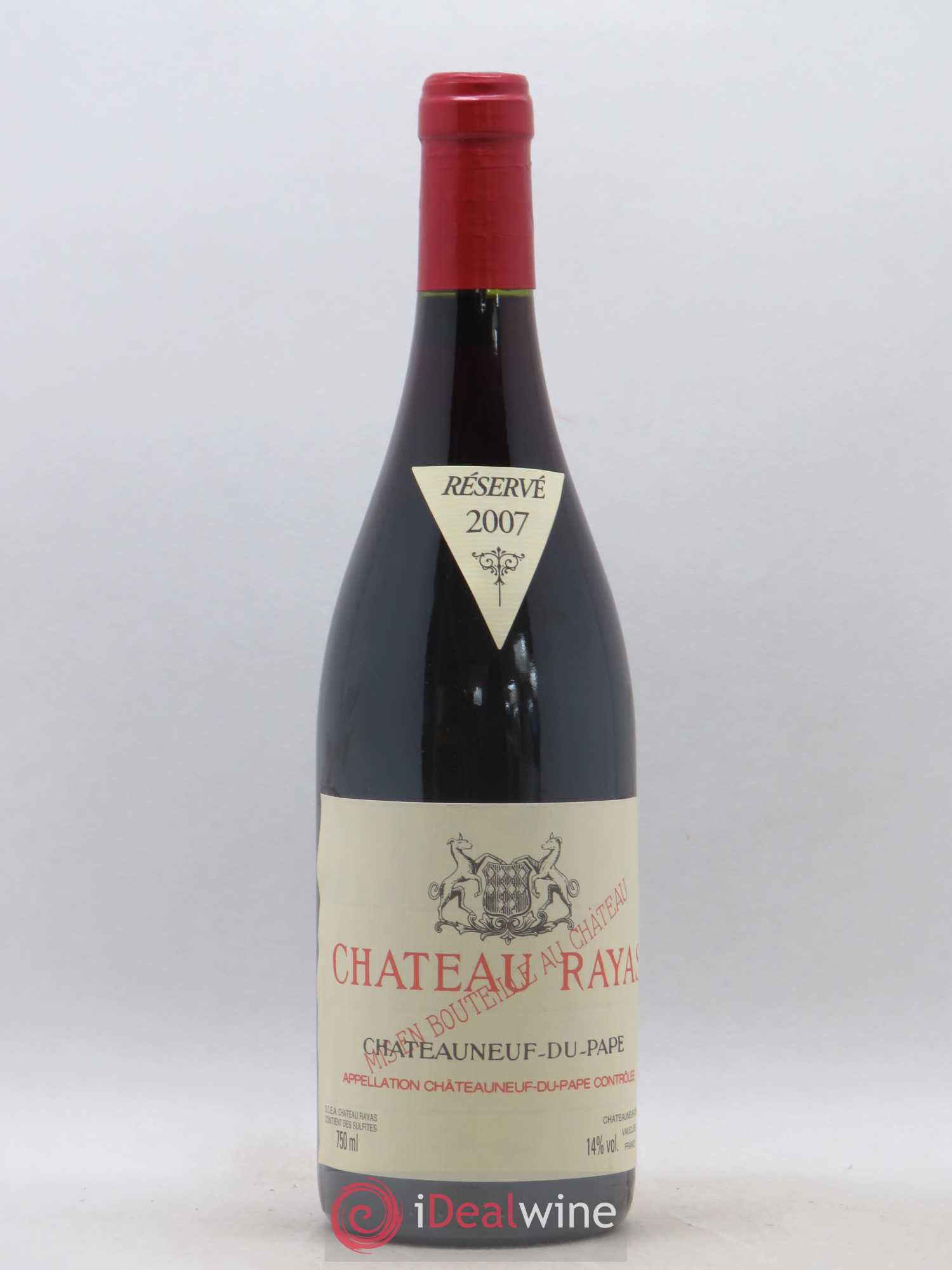 Châteauneuf-du-Pape Château Rayas Emmanuel Reynaud 2007 - Lot de 1 bouteille - 0