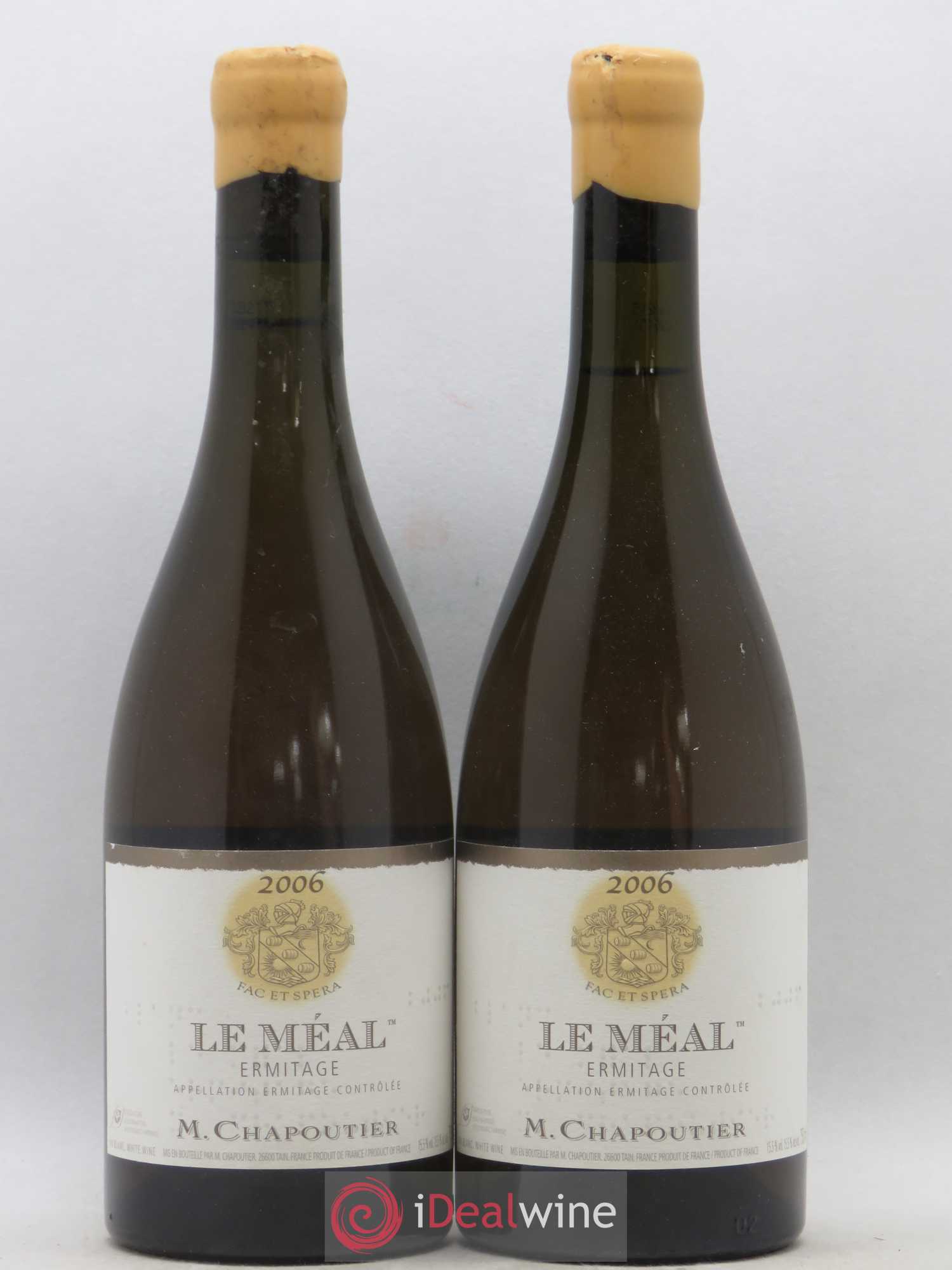 Hermitage Ermitage Le Méal Chapoutier 2006 - Lot de 2 bouteilles - 0