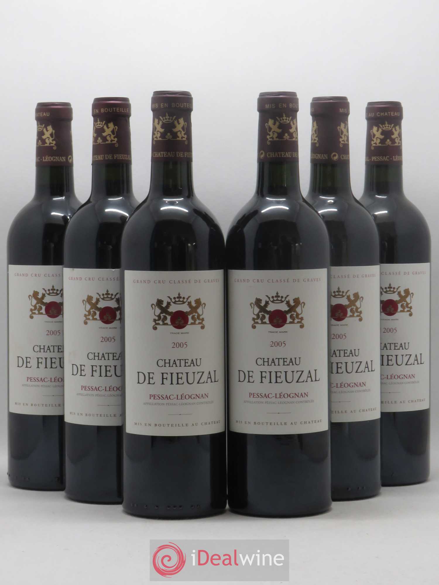 Château de Fieuzal Cru Classé de Graves 2005 - Lot de 6 bouteilles - 0