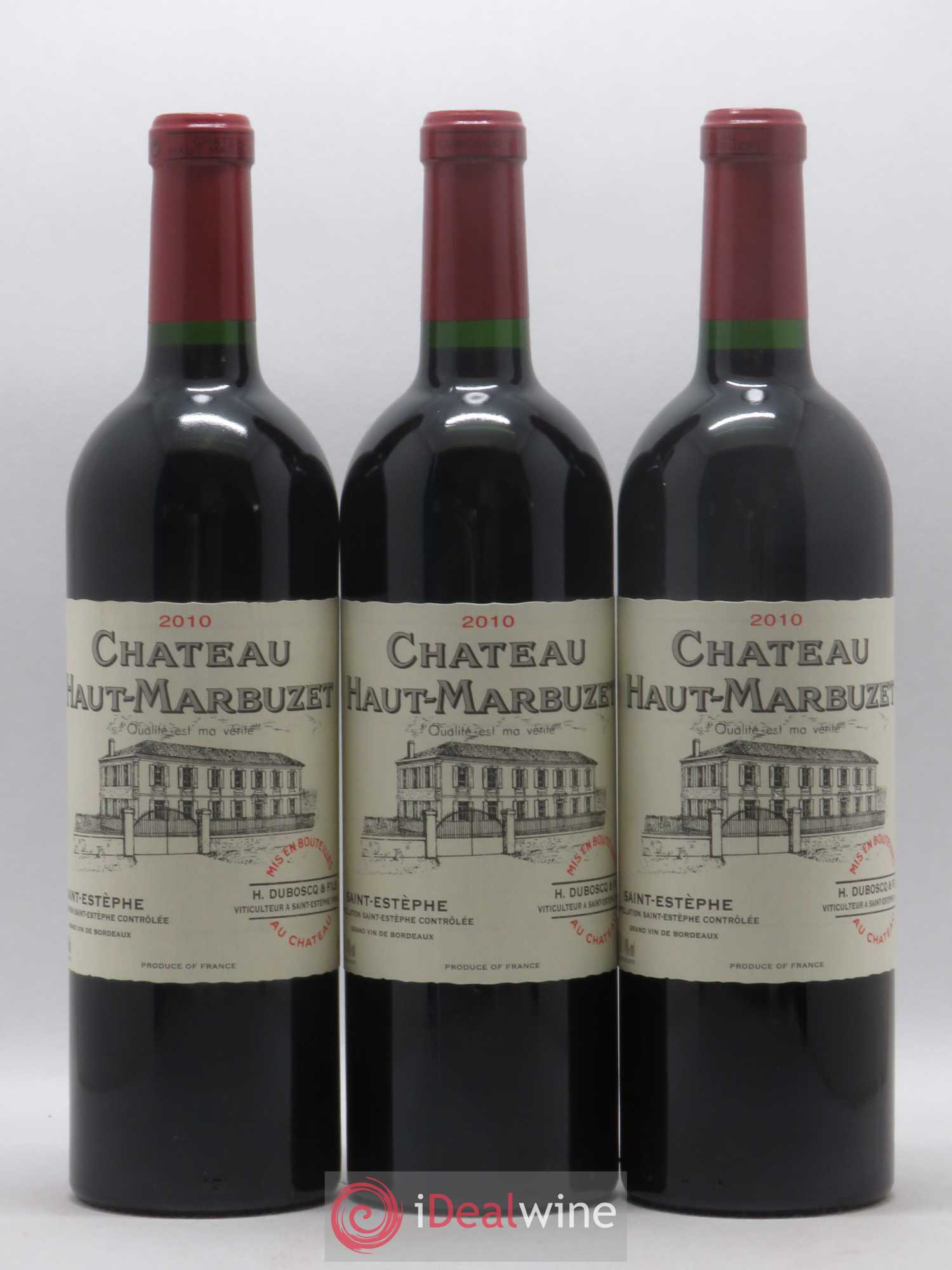 Château Haut Marbuzet 2010 - Lot de 6 bouteilles - 2
