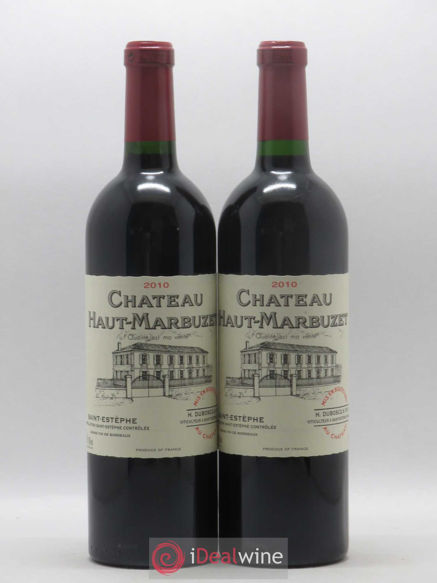 Château Haut Marbuzet 2010 - Lot de 2 bouteilles - 0