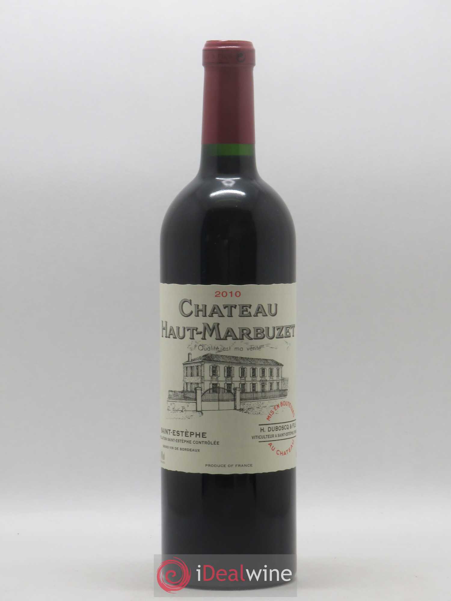 Château Haut Marbuzet 2010 - Lot de 1 bouteille - 0