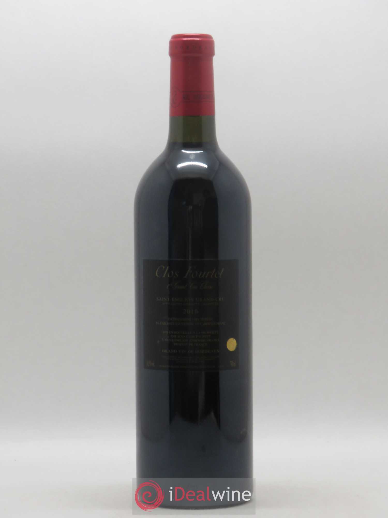 Clos Fourtet 1er Grand Cru Classé B 2010 - Lot de 1 bouteille - 1