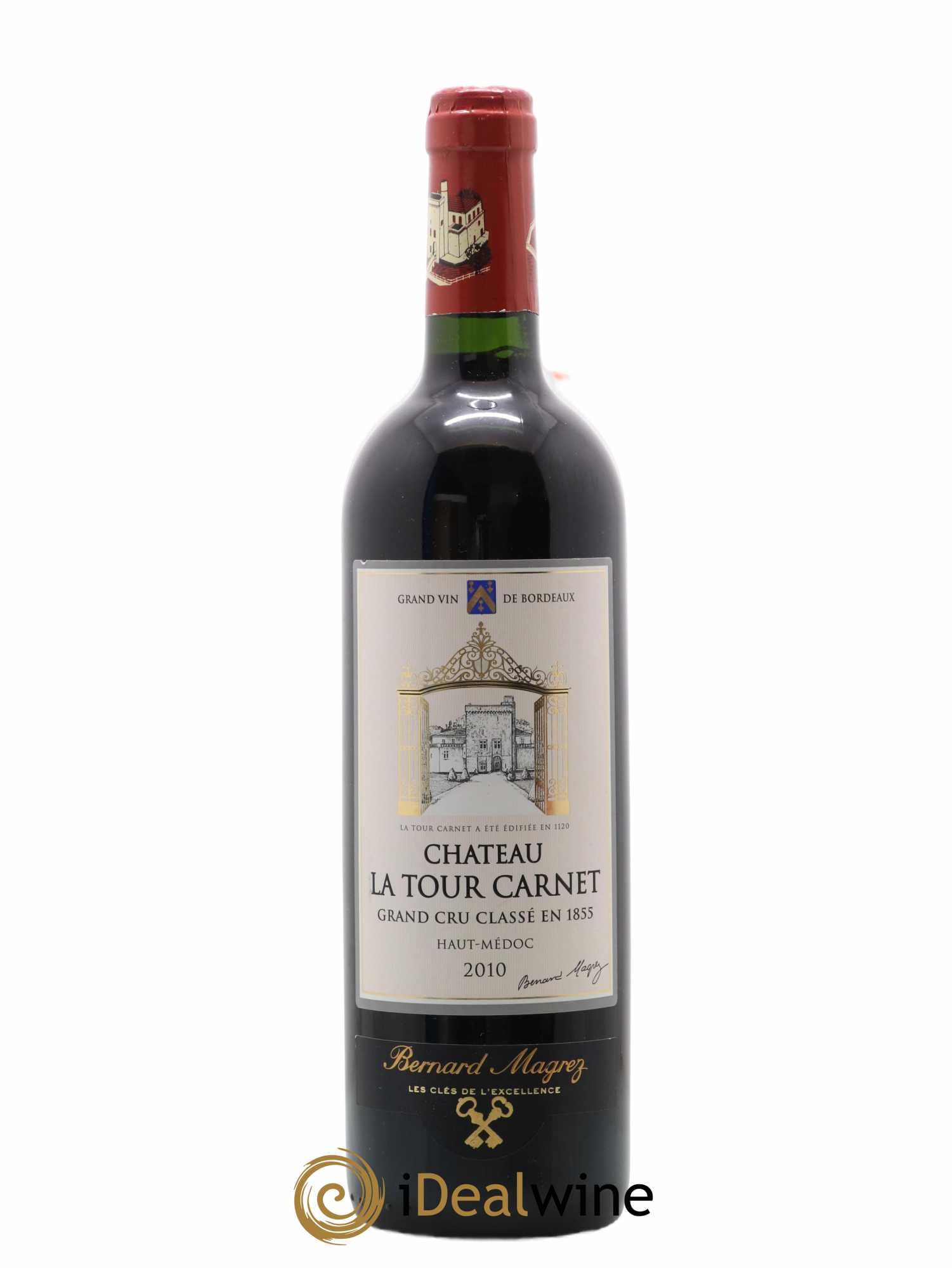 Château la Tour Carnet 4ème Grand Cru Classé 2010 - Lot de 1 bouteille - 0