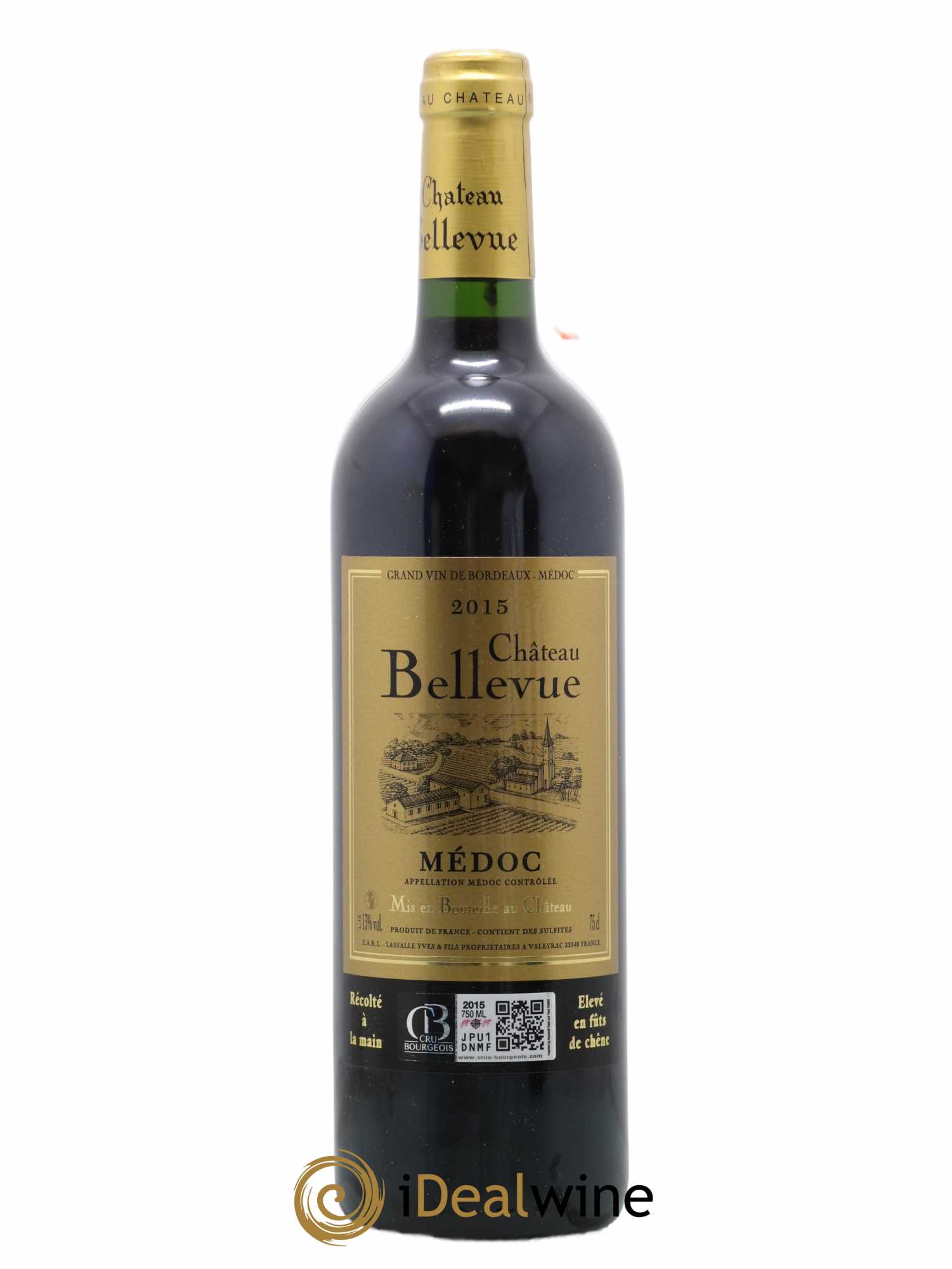 Château Bellevue Cru Bourgeois (sans prix de réserve) 2015 - Lot de 1 bouteille - 0