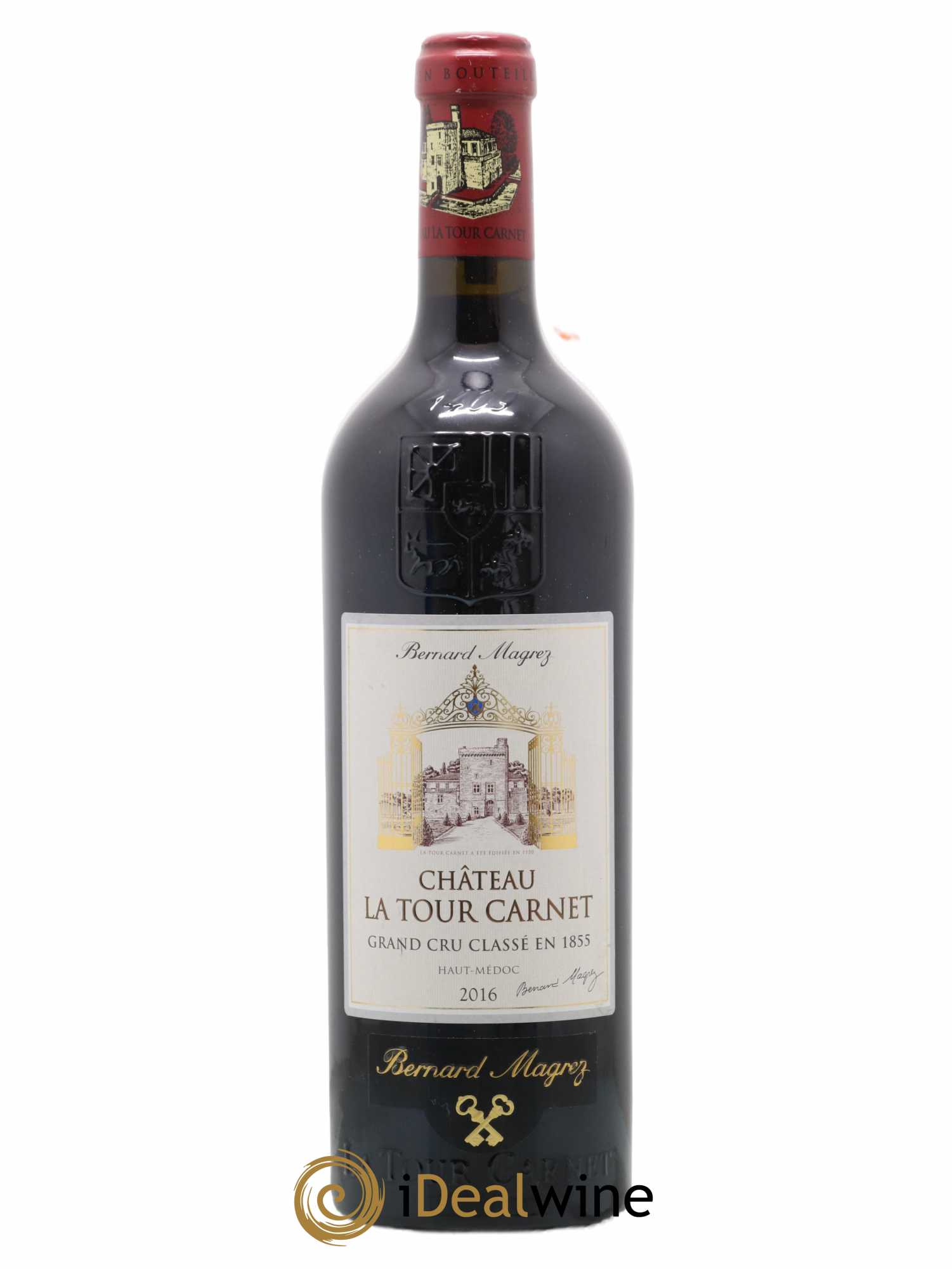 Château la Tour Carnet 4ème Grand Cru Classé 2016 - Lot de 1 bouteille - 0