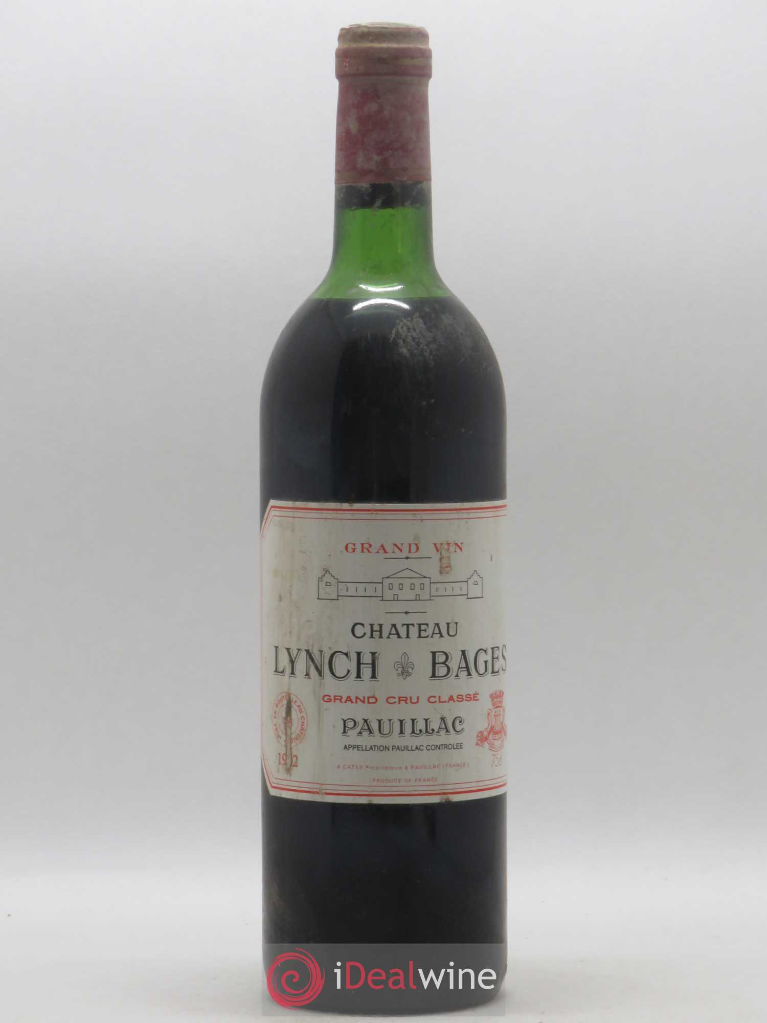Château Lynch Bages 5ème Grand Cru Classé 1982 - Lot de 1 bouteille - 0