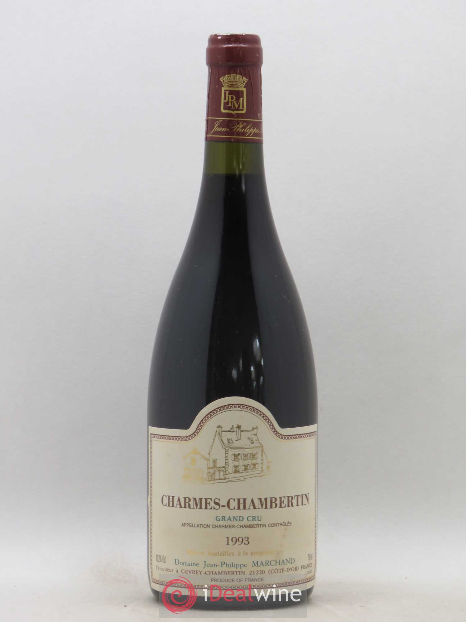 Charmes-Chambertin Grand Cru Jean Philippe Marchand 1993 - Lot de 1 bouteille - 0
