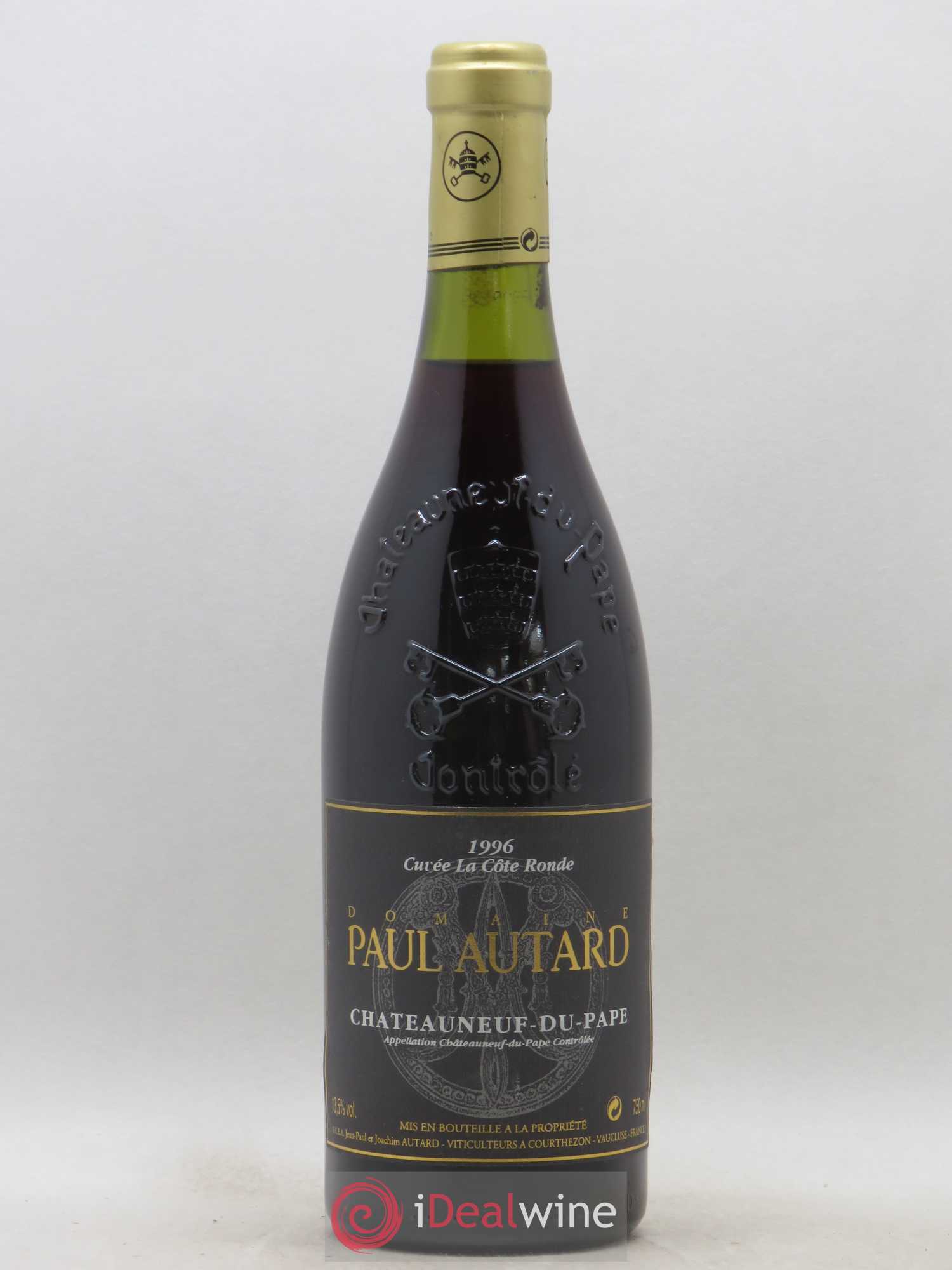 Châteauneuf-du-Pape Domaine Paul Autard La Côte Ronde Jean-Paul Autard (sans prix de réserve) 1996 - Lot de 1 bouteille - 0