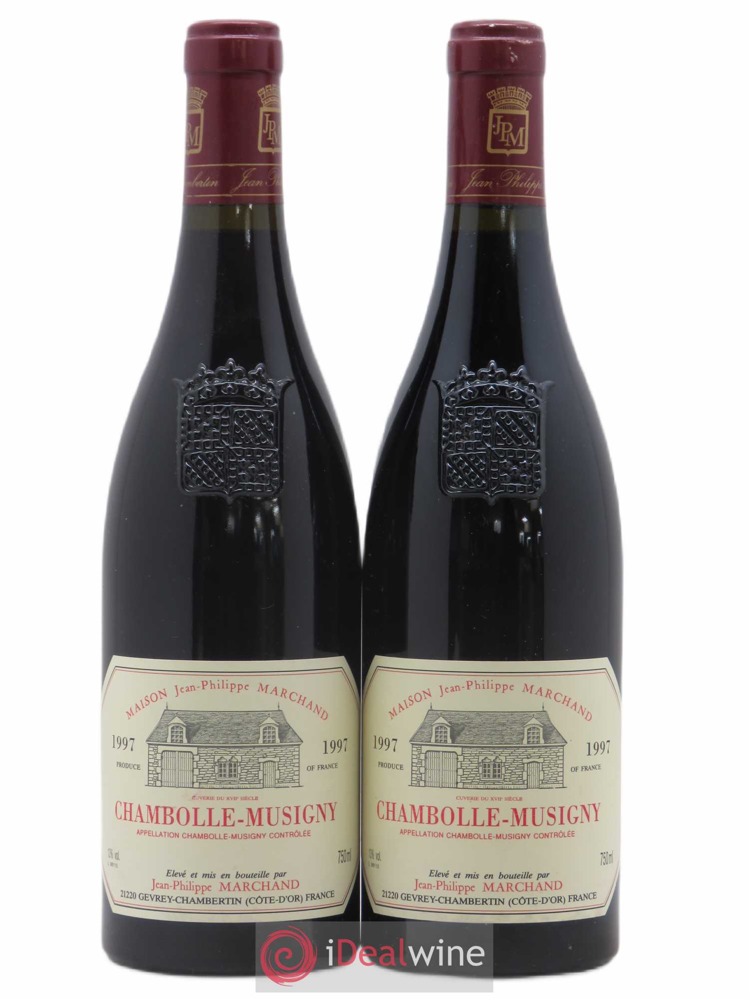 Chambolle-Musigny Jean Philippe Marchand (sans prix de réserve) 1997 - Posten von 2 Flaschen - 0