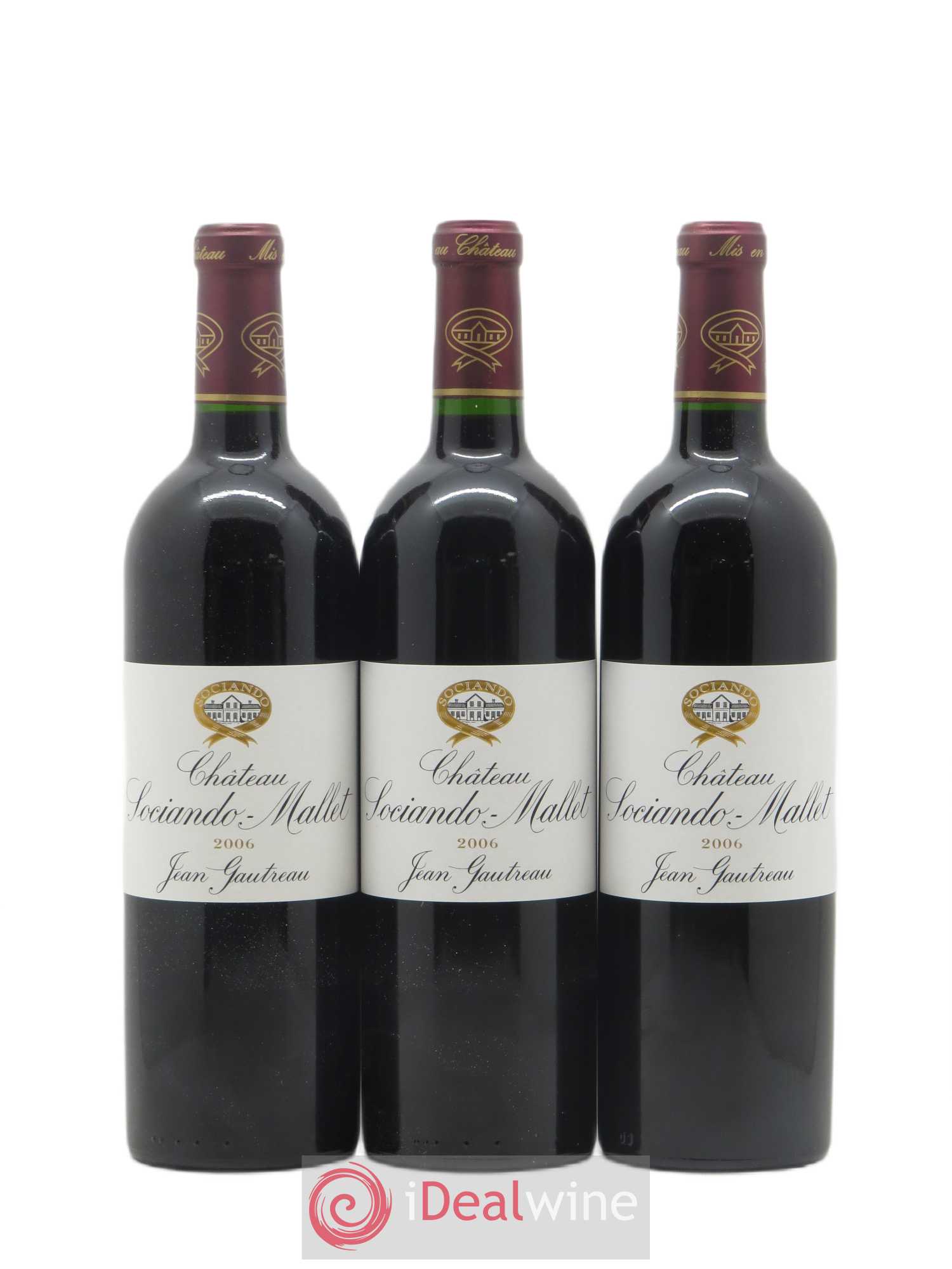 Château Sociando Mallet 2006 - Lot de 12 bouteilles - 2