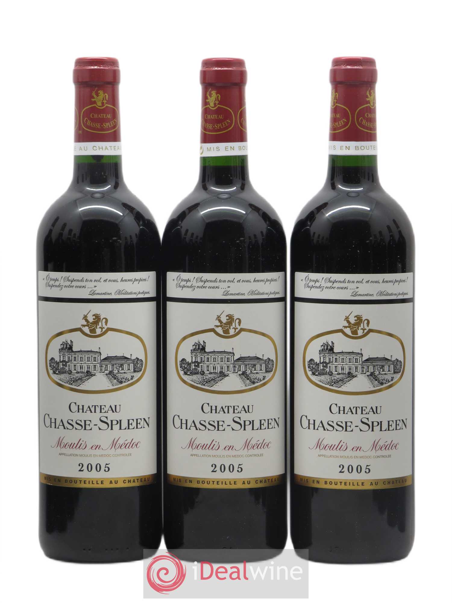 Château Chasse Spleen 2005 - Lot de 12 bouteilles - 1