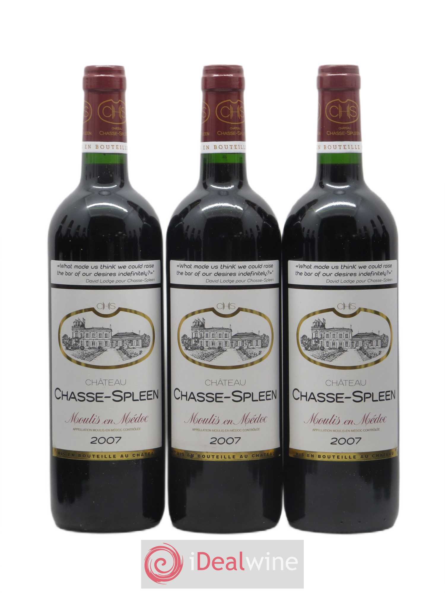 Château Chasse Spleen 2007 - Lot de 12 bouteilles - 1