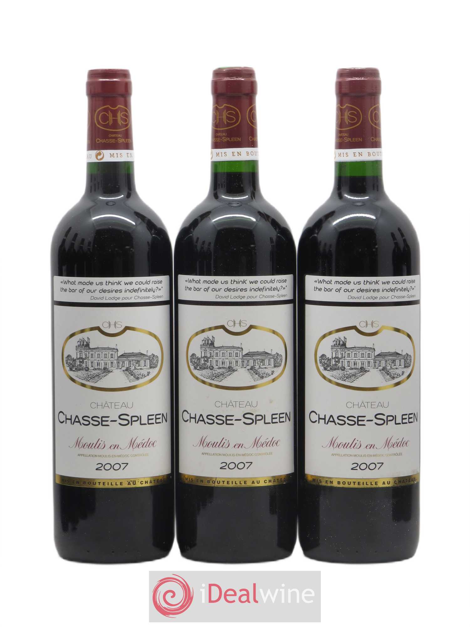 Château Chasse Spleen 2007 - Lot de 12 bouteilles - 2