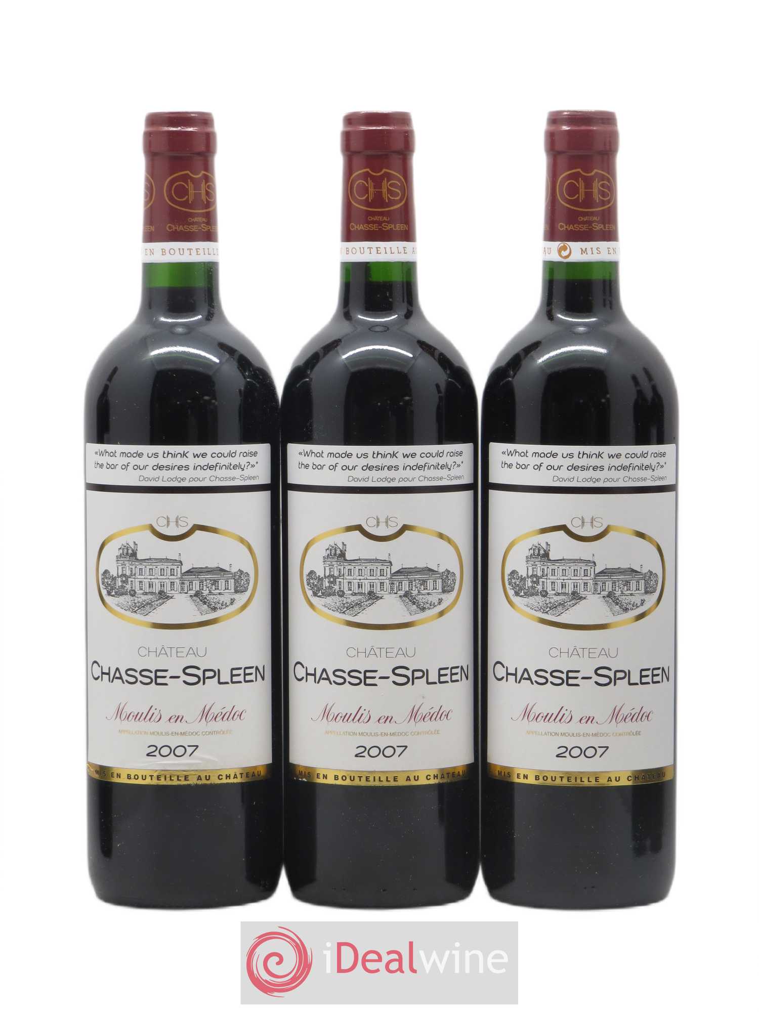 Château Chasse Spleen 2007 - Lot de 12 bouteilles - 3