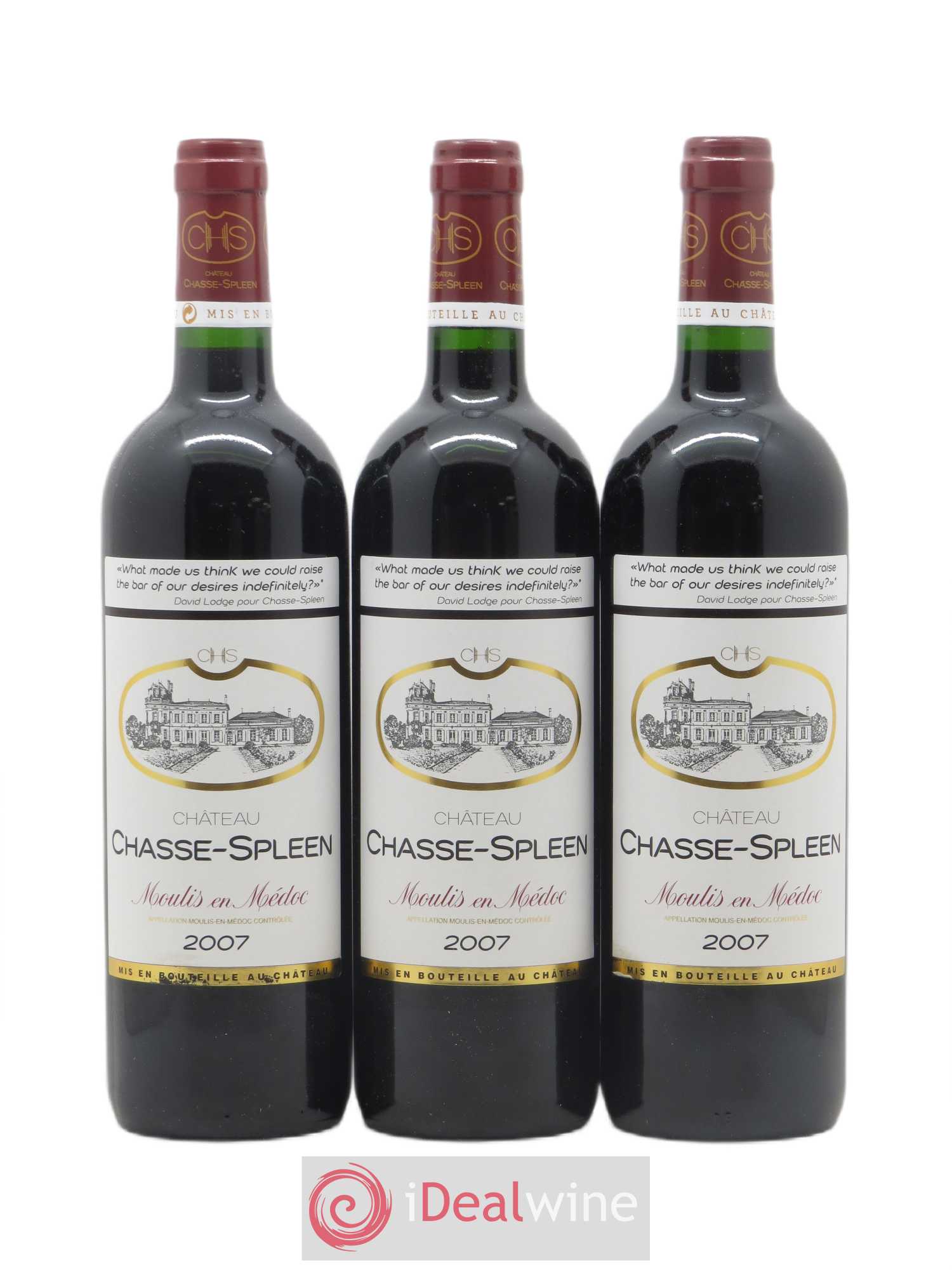 Château Chasse Spleen 2007 - Lot de 12 bouteilles - 4