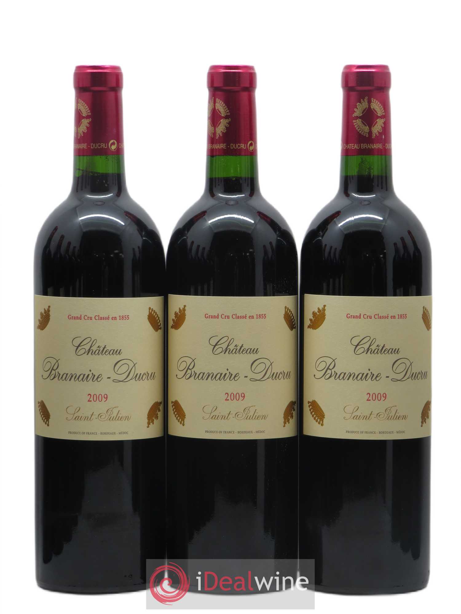 Château Branaire Ducru 4ème Grand Cru Classé 2009 - Lot de 12 bouteilles - 1