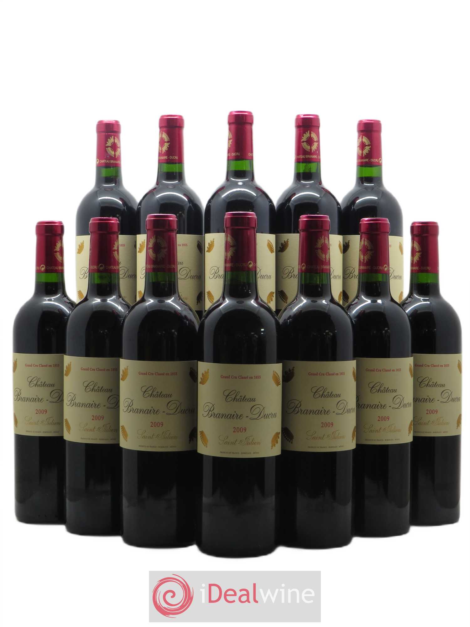 Château Branaire Ducru 4ème Grand Cru Classé 2009 - Lot de 12 bouteilles - 0