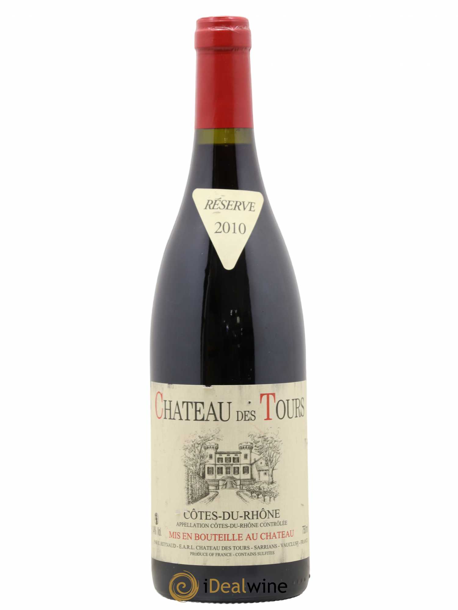 Côtes-du-Rhône Château des Tours Emmanuel Reynaud 2010 - Lot de 1 bouteille - 0