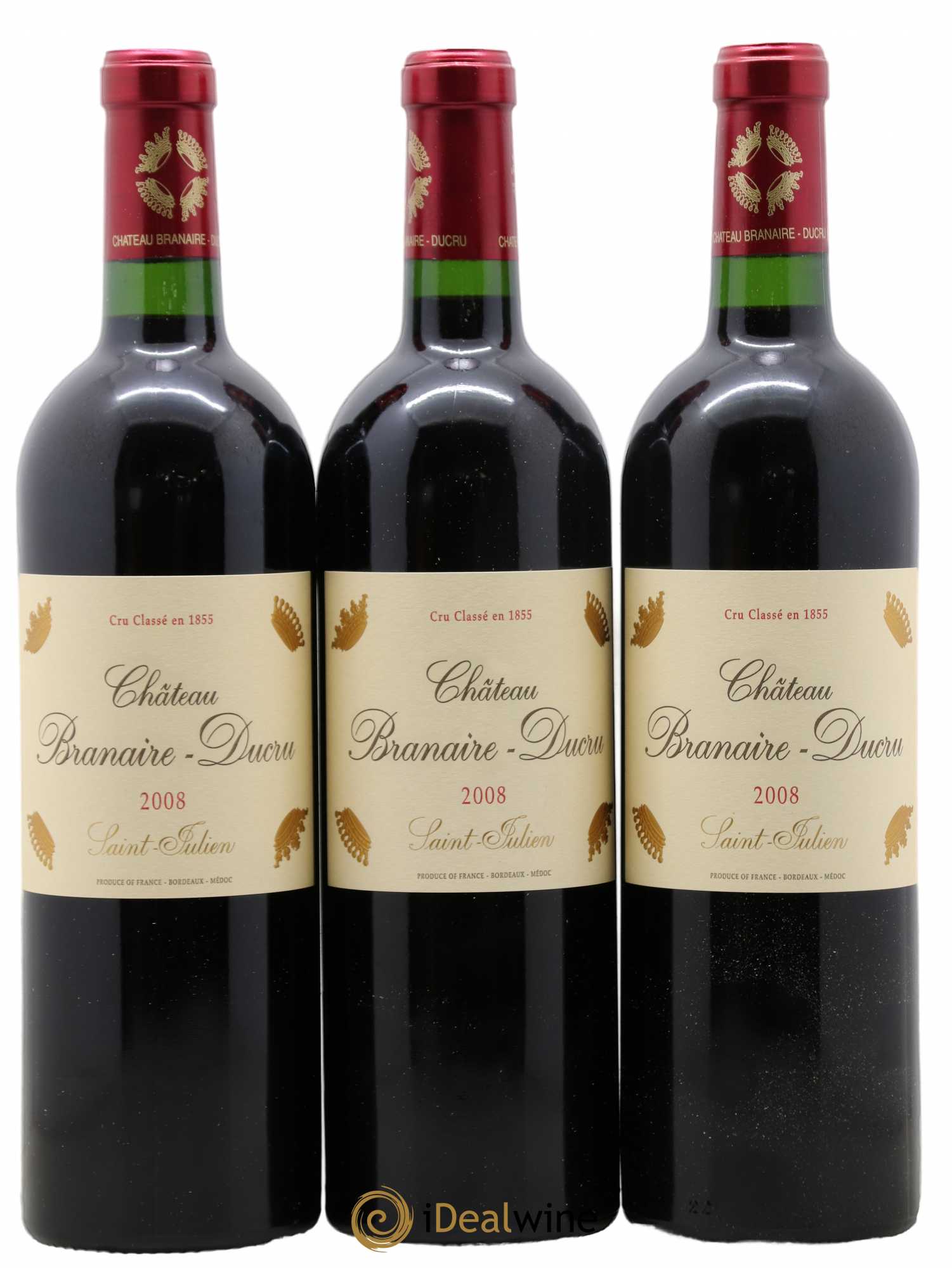 Château Branaire Ducru 4ème Grand Cru Classé 2008 - Lot de 12 bouteilles - 3
