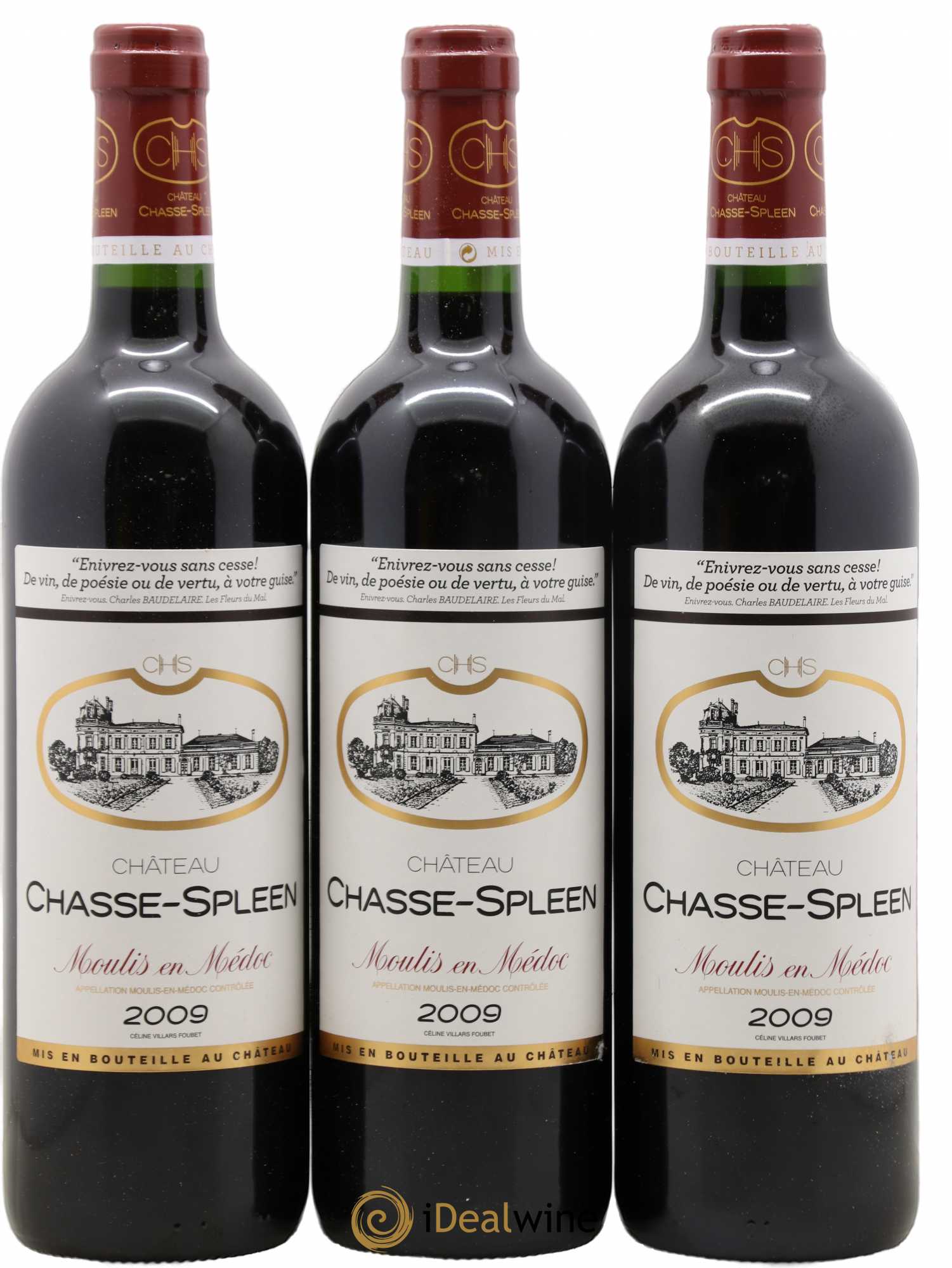 Château Chasse Spleen 2009 - Lot de 12 bouteilles - 4