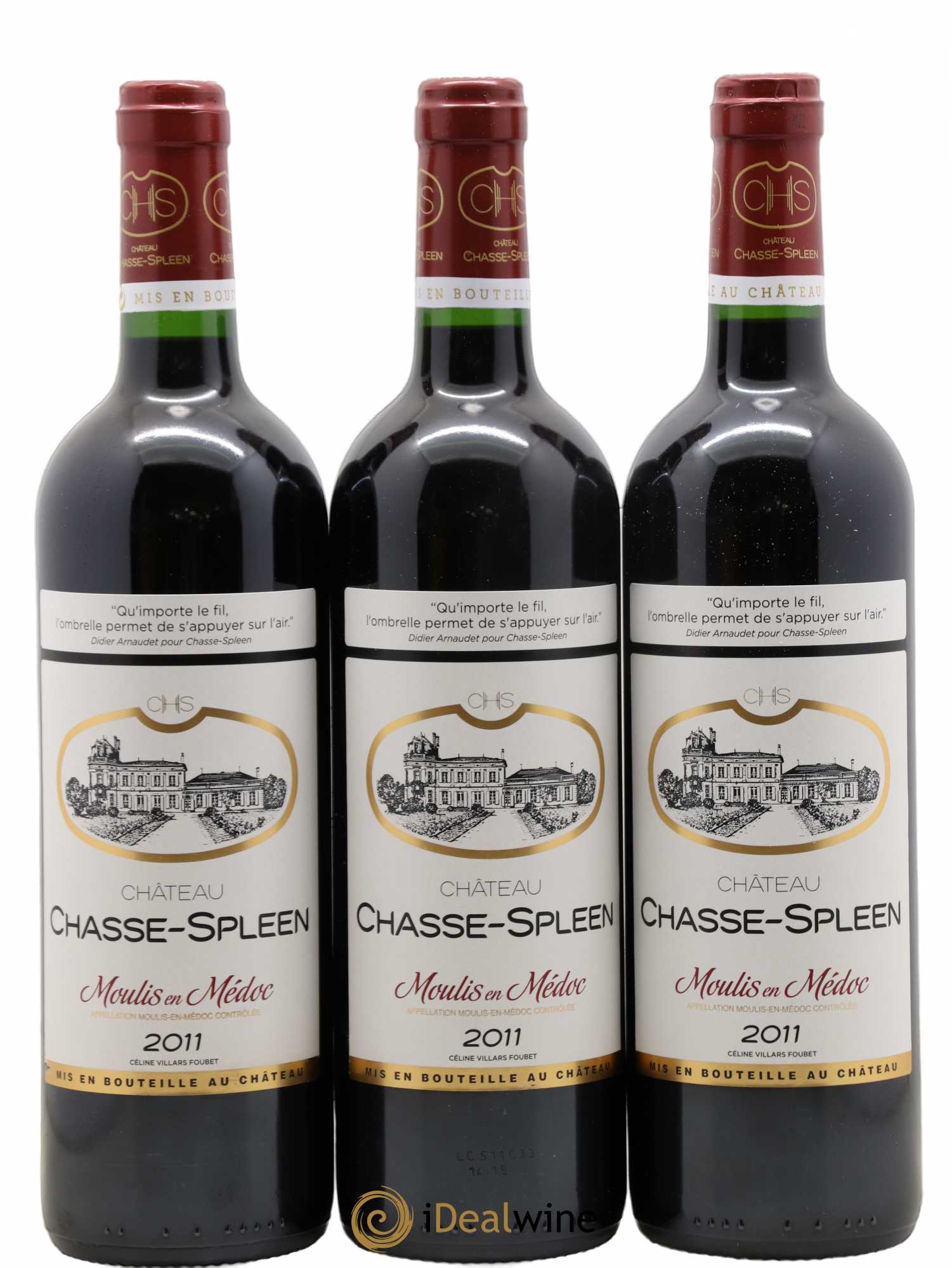 Château Chasse Spleen 2011 - Lot de 12 bouteilles - 1