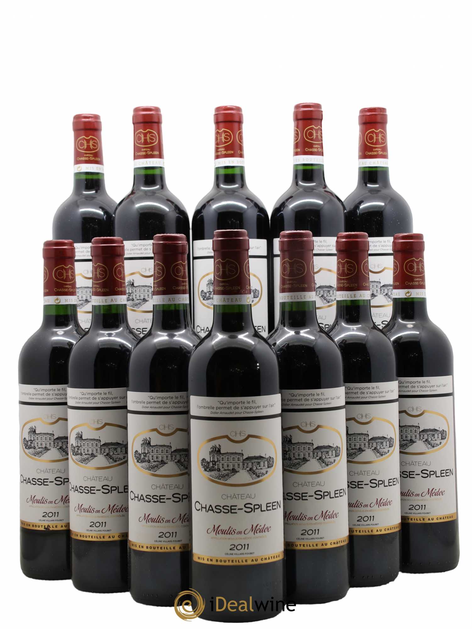 Château Chasse Spleen 2011 - Lot de 12 bouteilles - 0