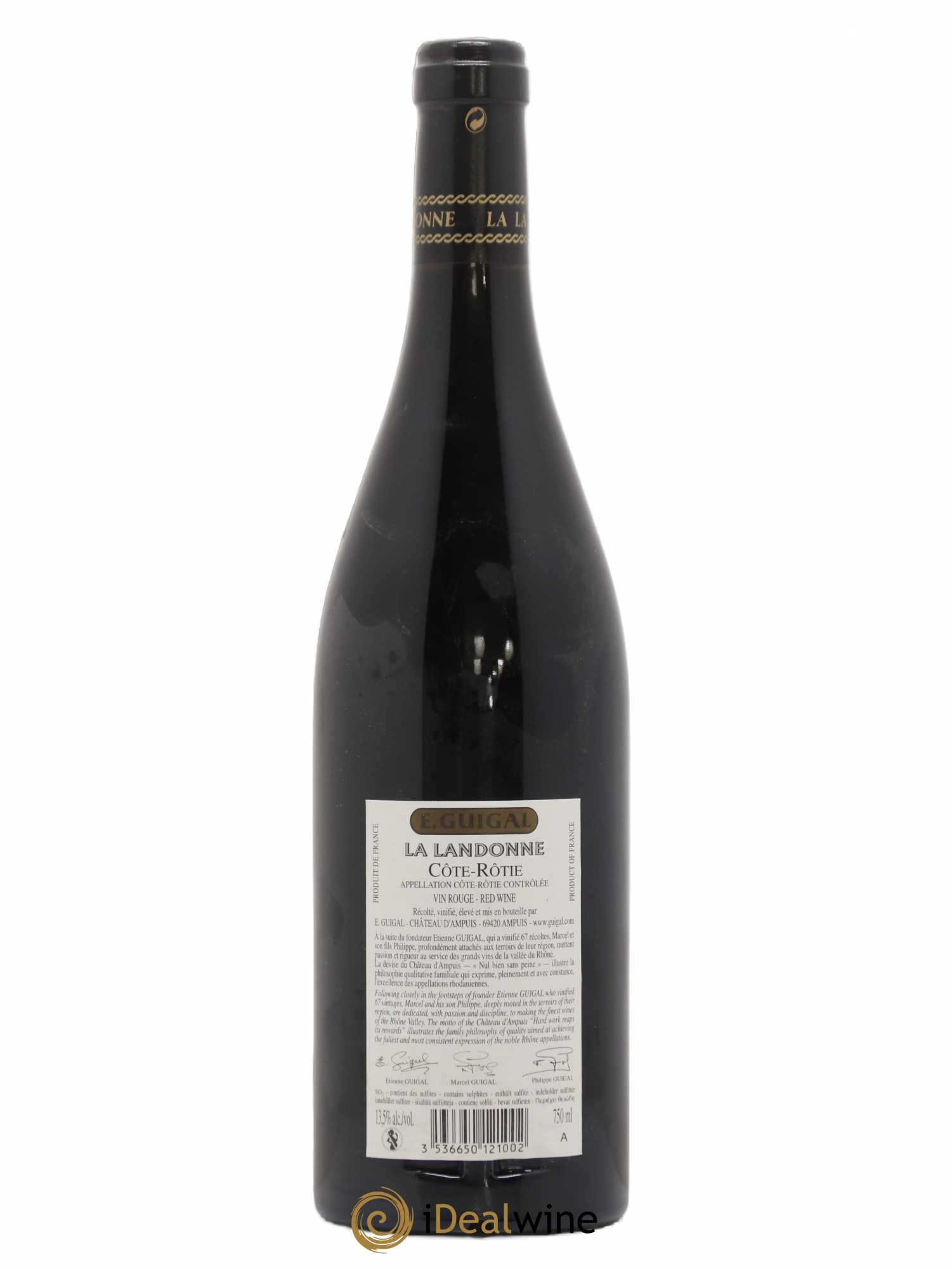 Côte-Rôtie La Landonne Guigal 2012 - Lot de 1 bouteille - 1