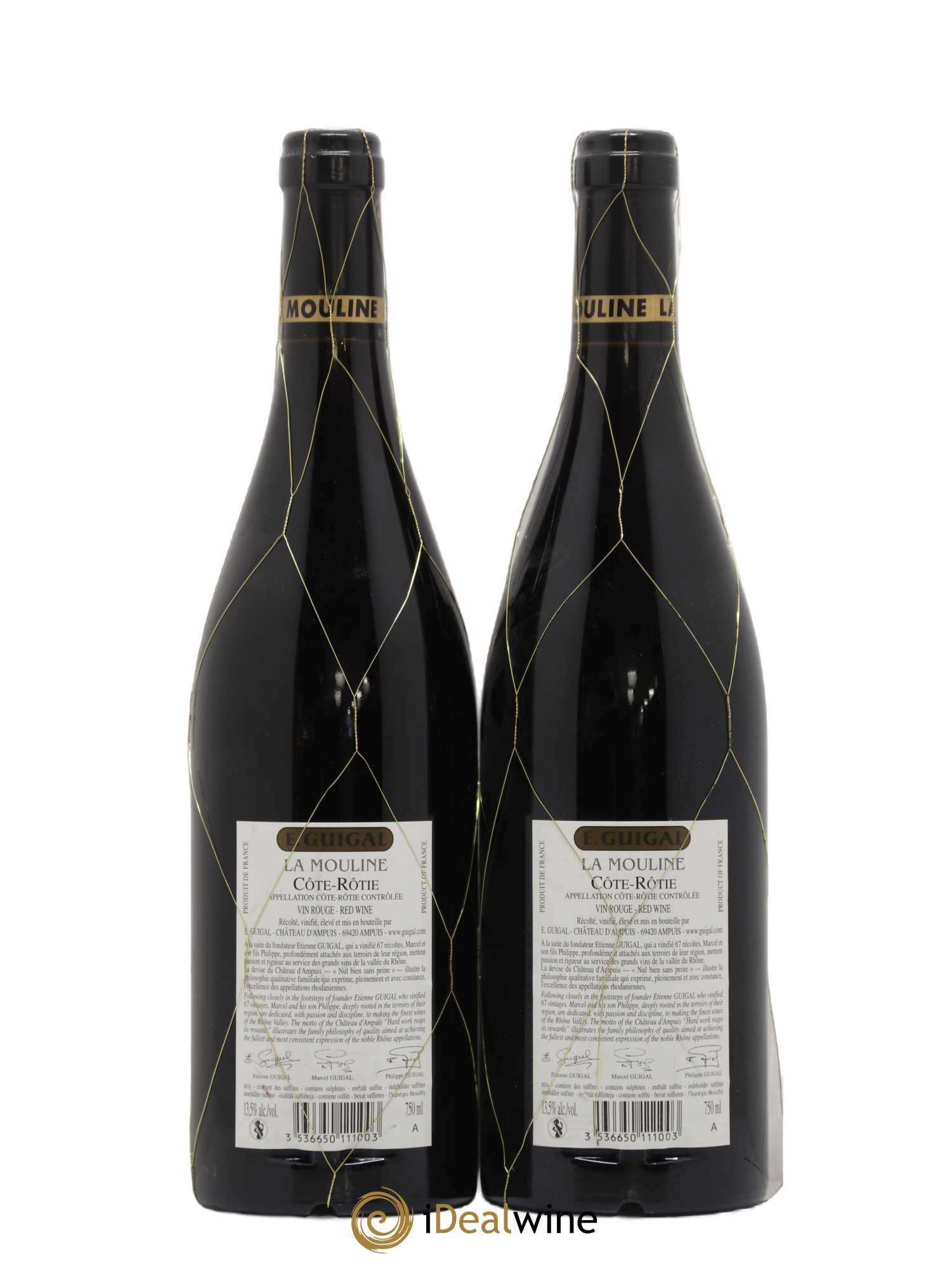Côte-Rôtie La Mouline Guigal 2012 - Lot de 2 bouteilles - 1