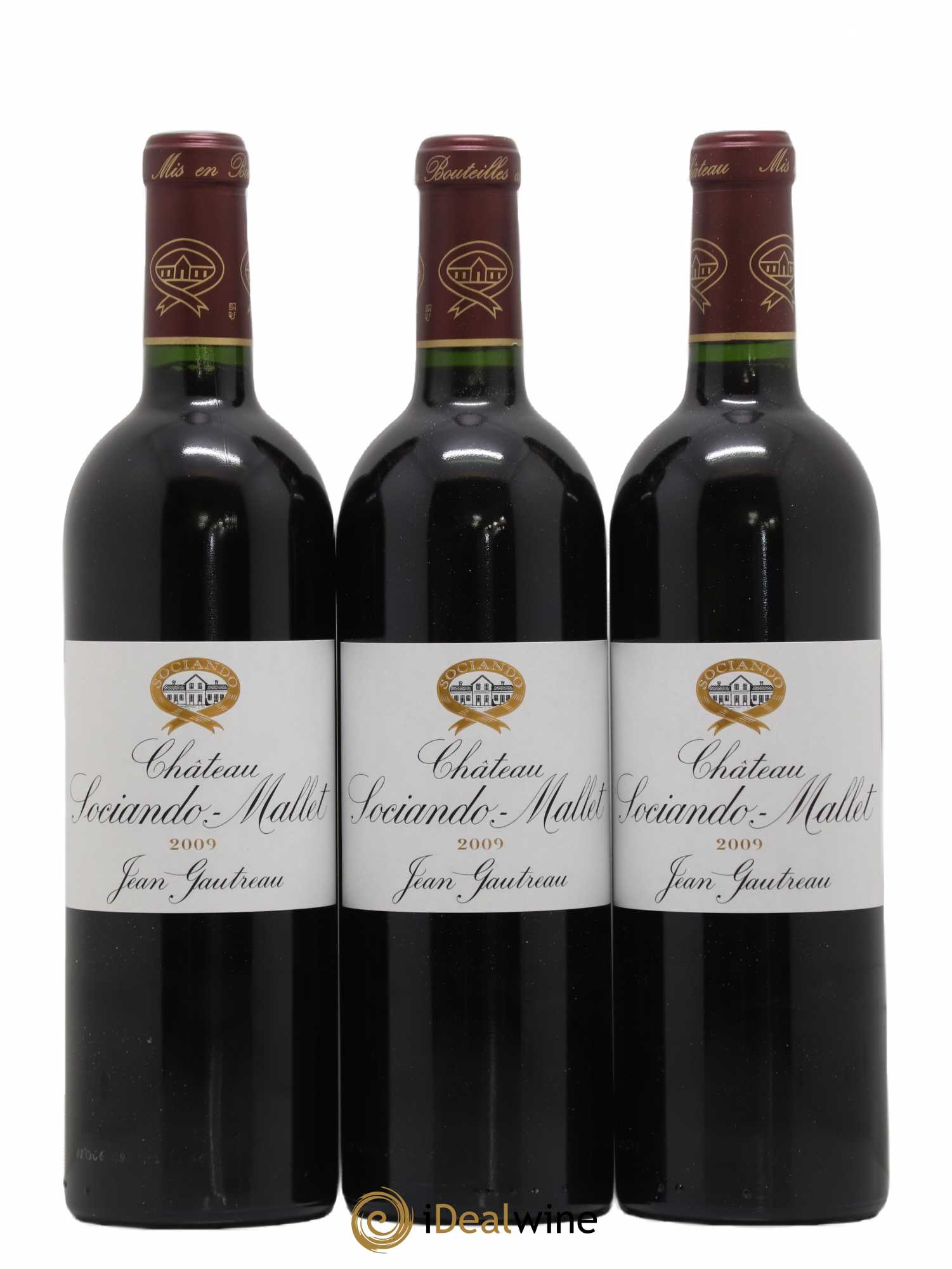 Château Sociando Mallet 2009 - Lot de 12 bouteilles - 1