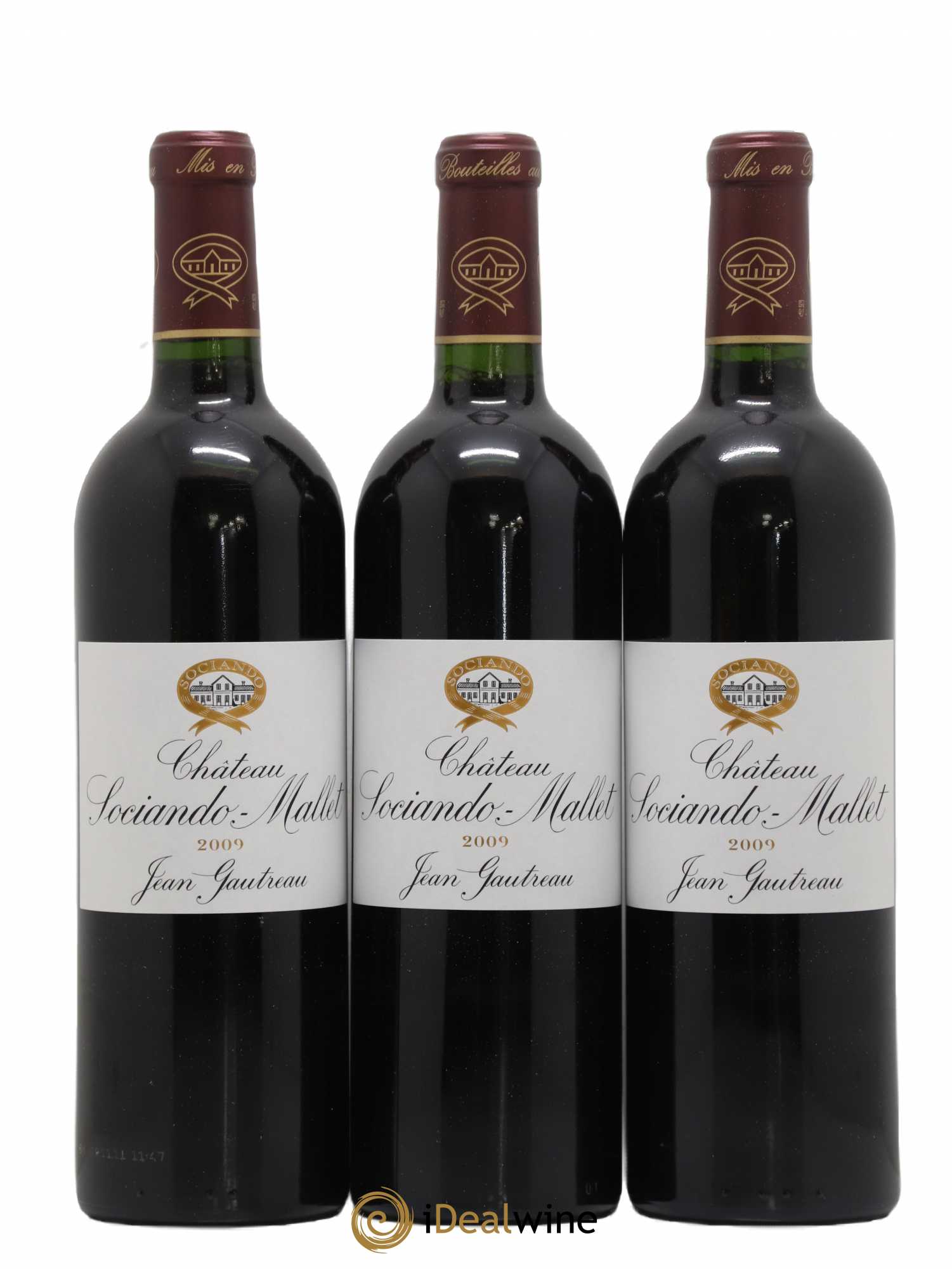 Château Sociando Mallet 2009 - Lot de 12 bouteilles - 2