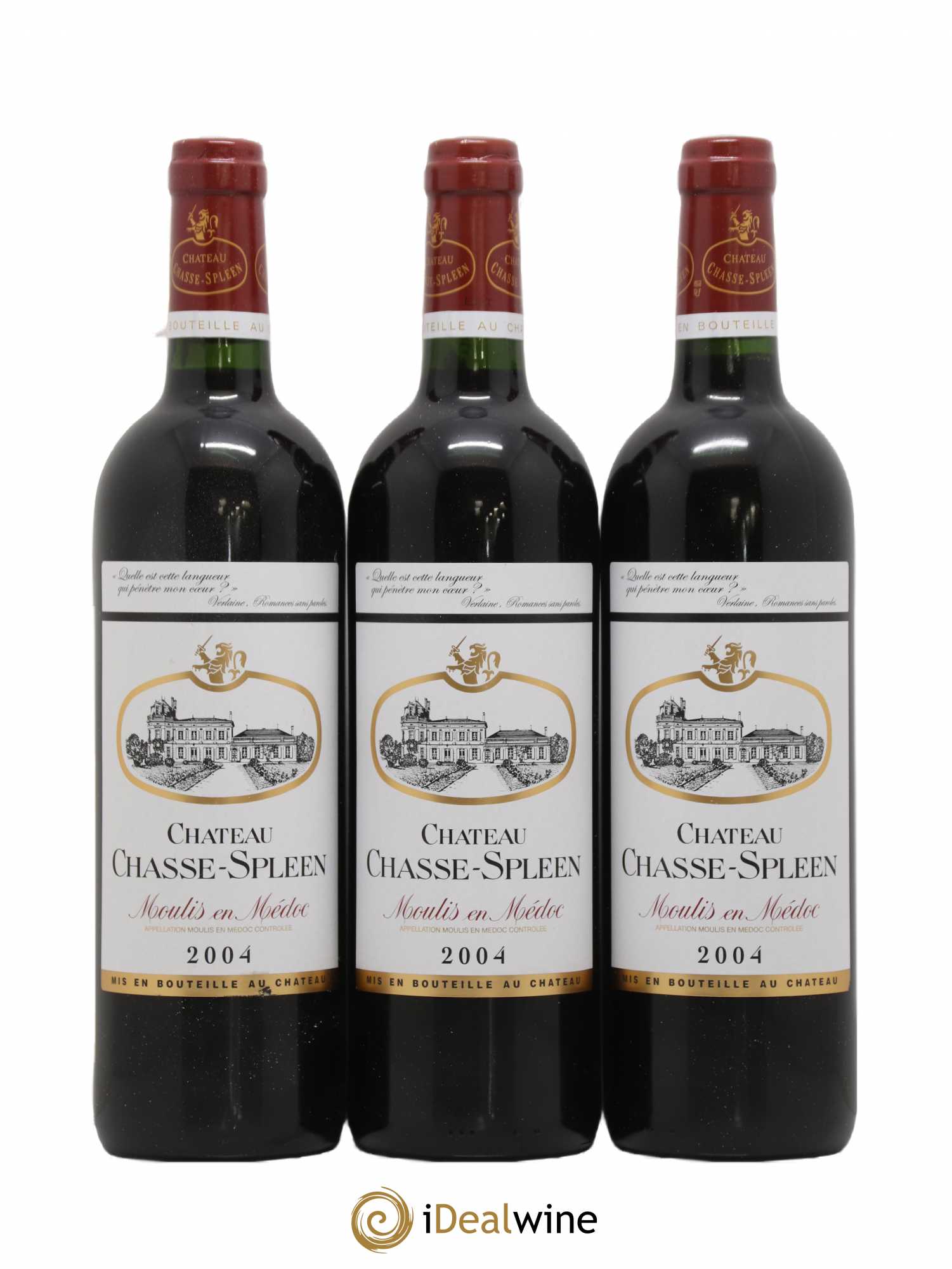 Château Chasse Spleen 2004 - Lot de 12 bouteilles - 1