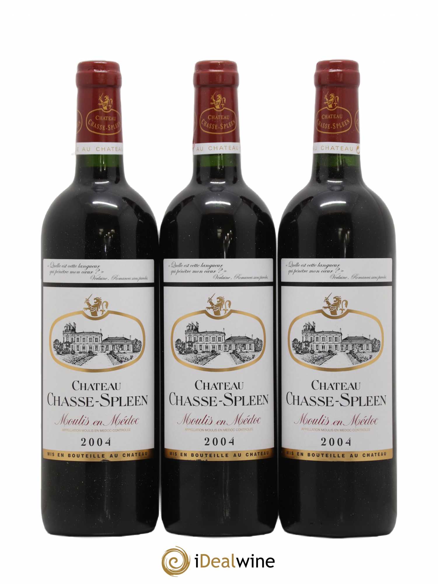Château Chasse Spleen 2004 - Lot de 12 bouteilles - 2