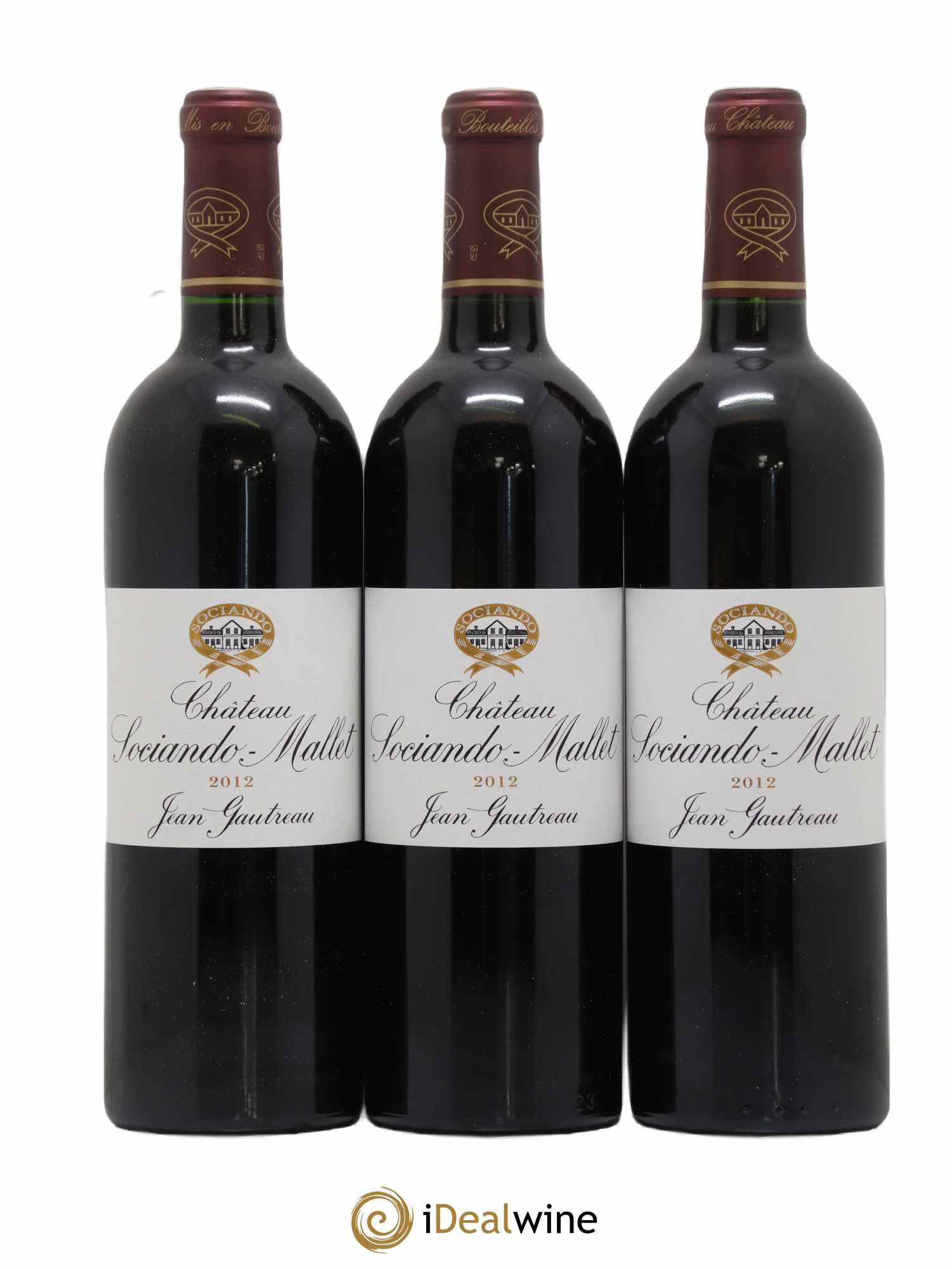 Château Sociando Mallet 2012 - Lot de 12 bouteilles - 1