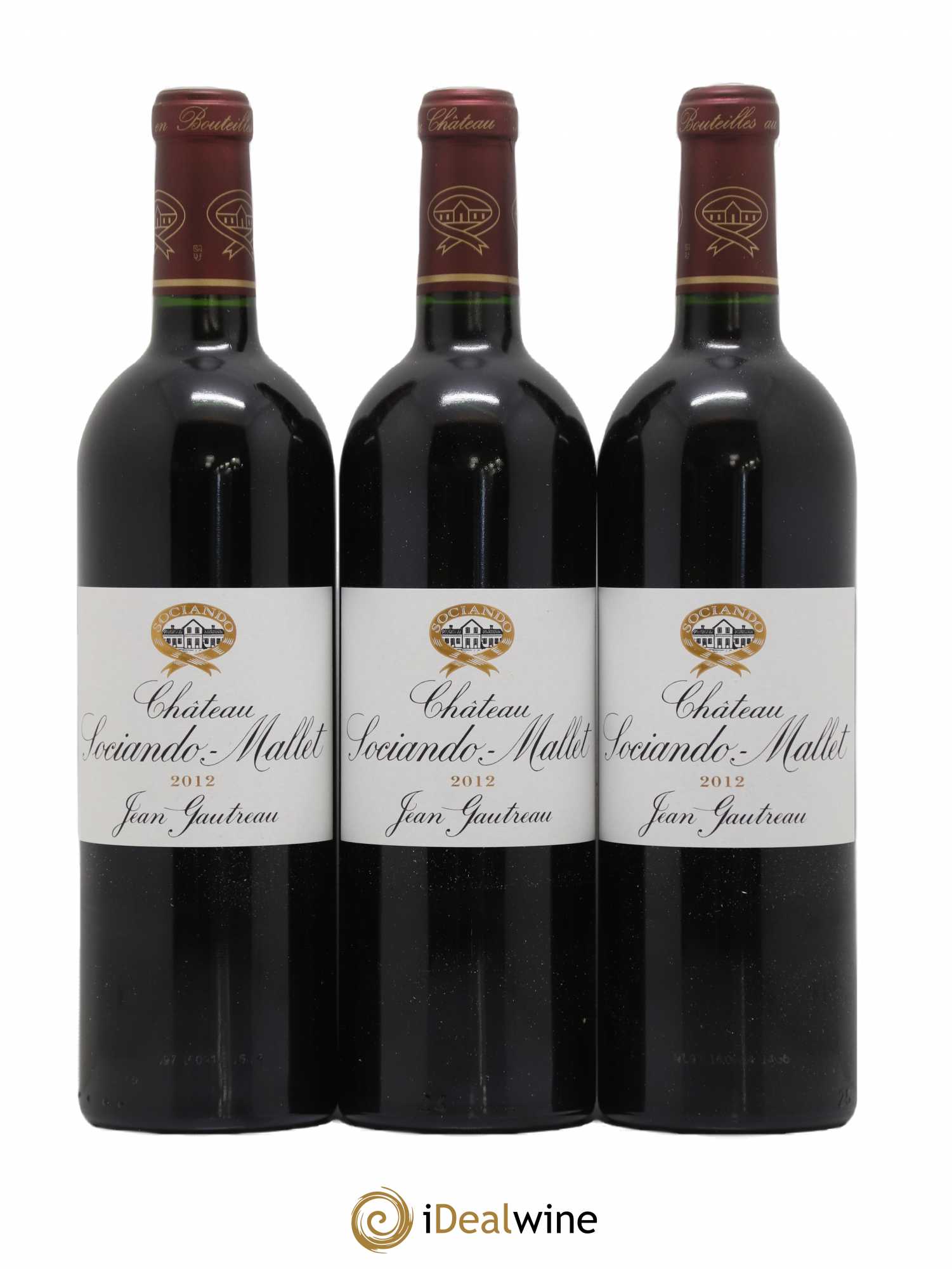 Château Sociando Mallet 2012 - Lot de 12 bouteilles - 2