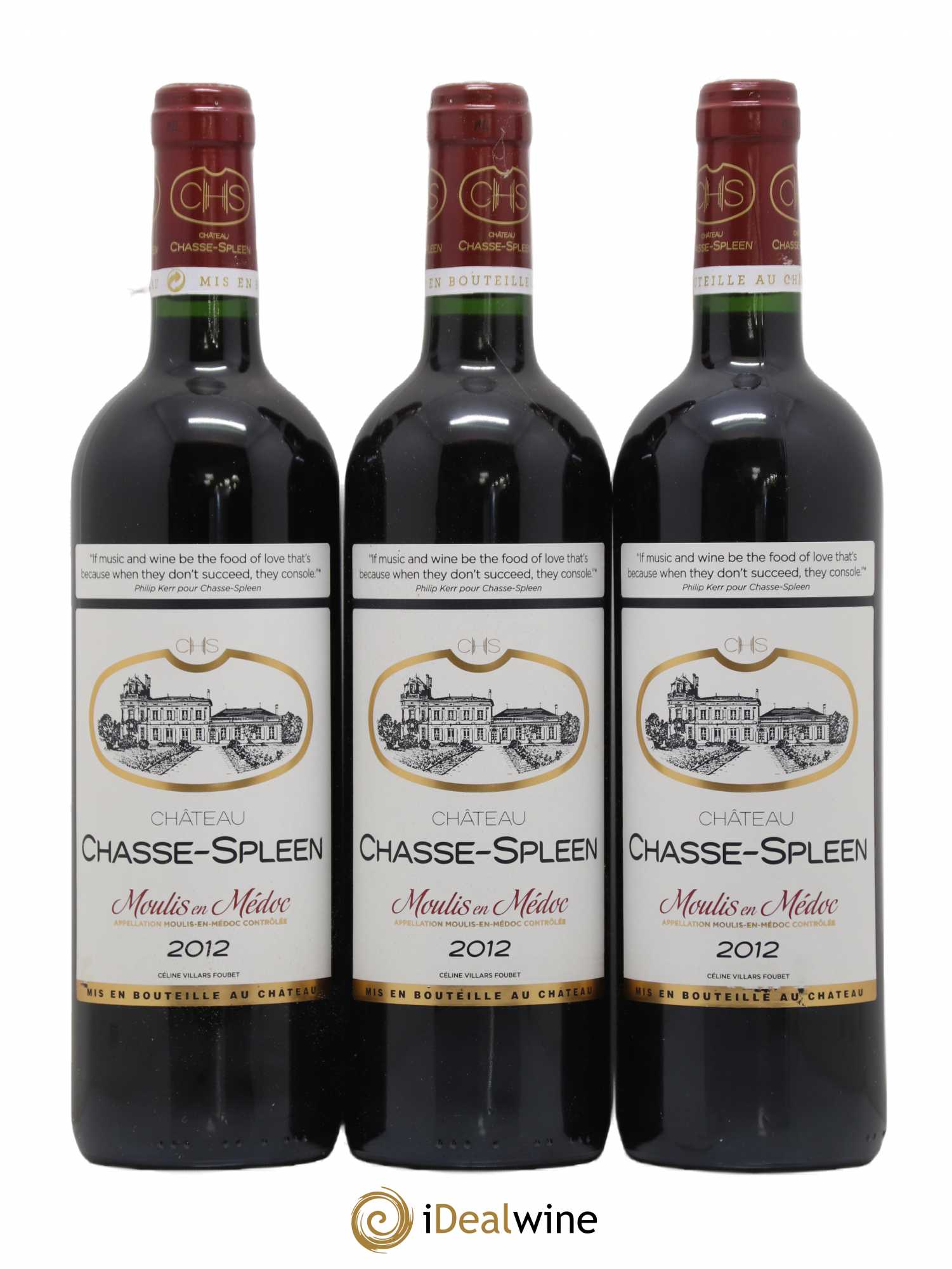 Château Chasse Spleen 2012 - Lot de 12 bouteilles - 3