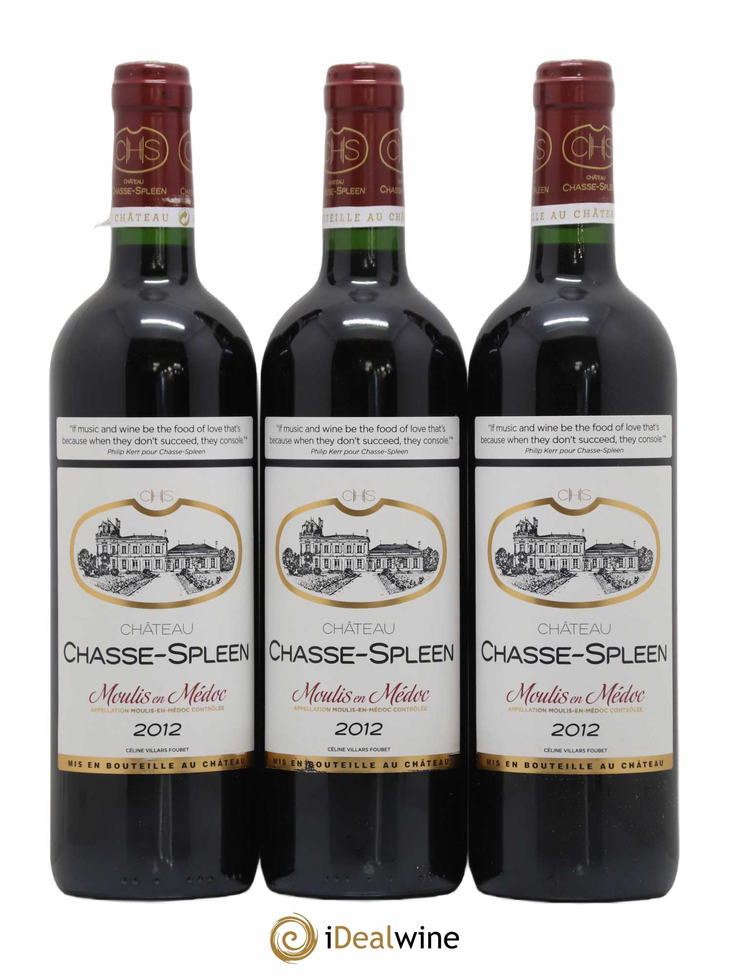 Château Chasse Spleen 2012 - Lot de 12 bouteilles - 4