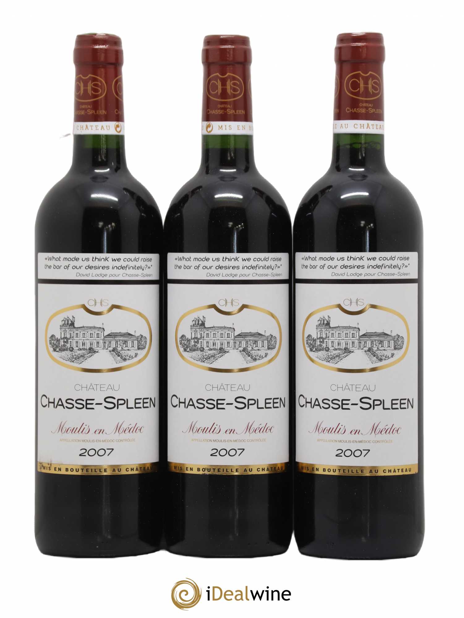 Château Chasse Spleen 2007 - Lot de 12 bouteilles - 1