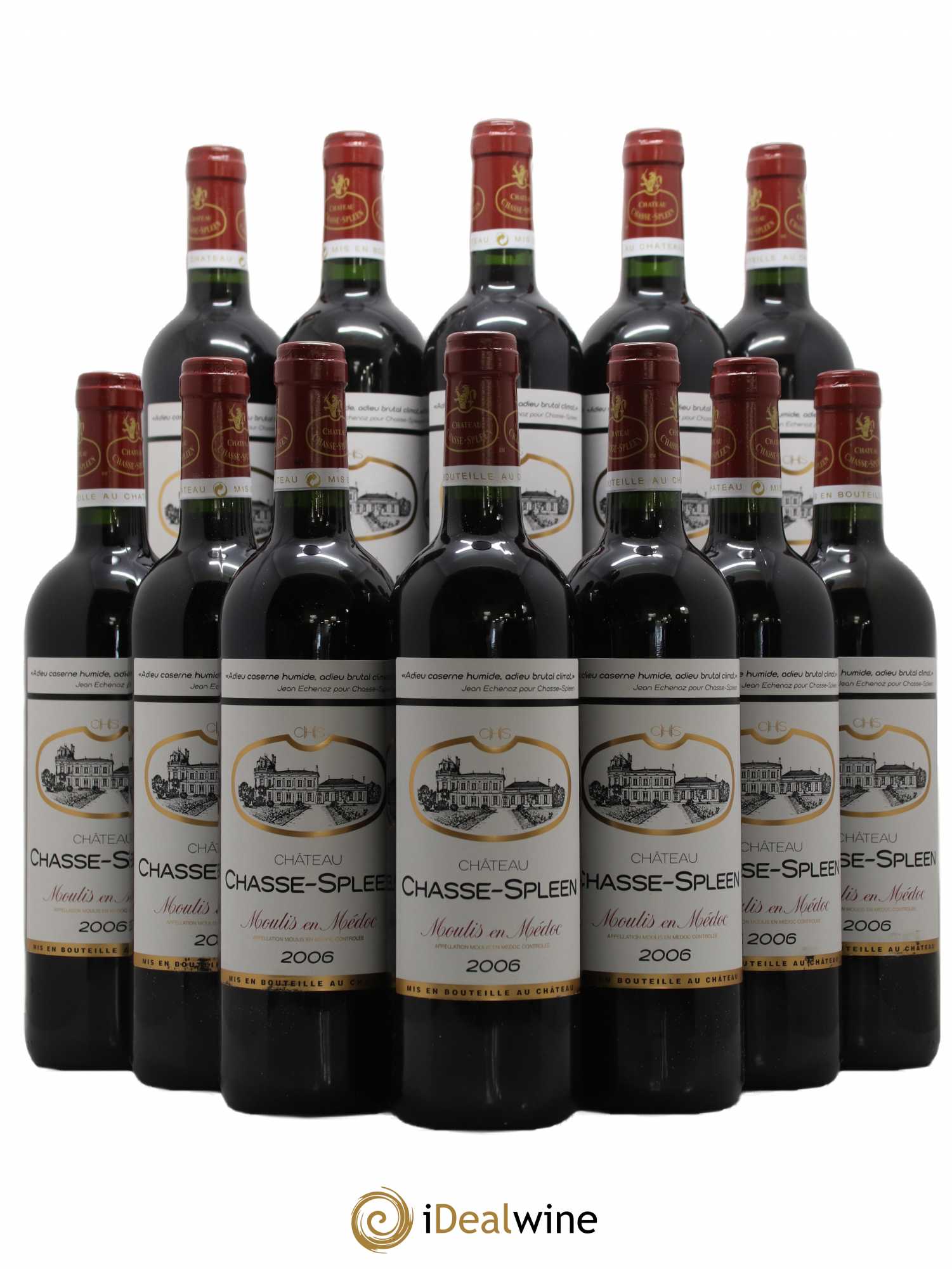 Château Chasse Spleen 2006 - Lot de 12 bouteilles - 0